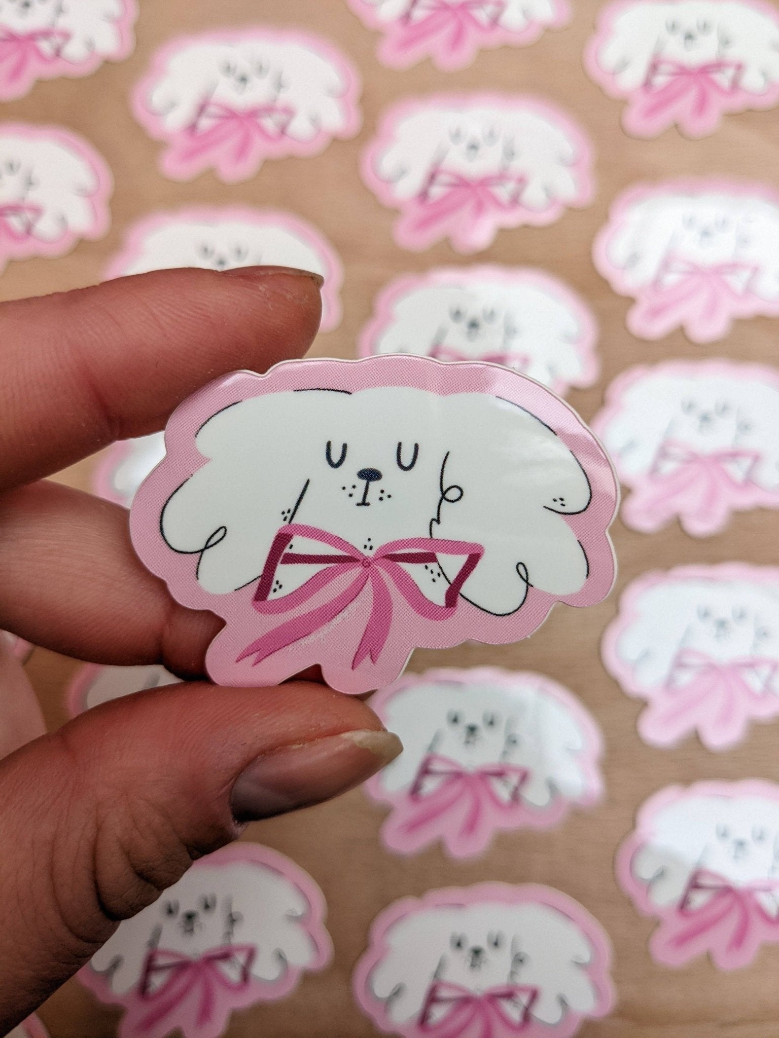 Cute Dog - Vinyl Sticker - Mimo Modern Love Store Glasgow