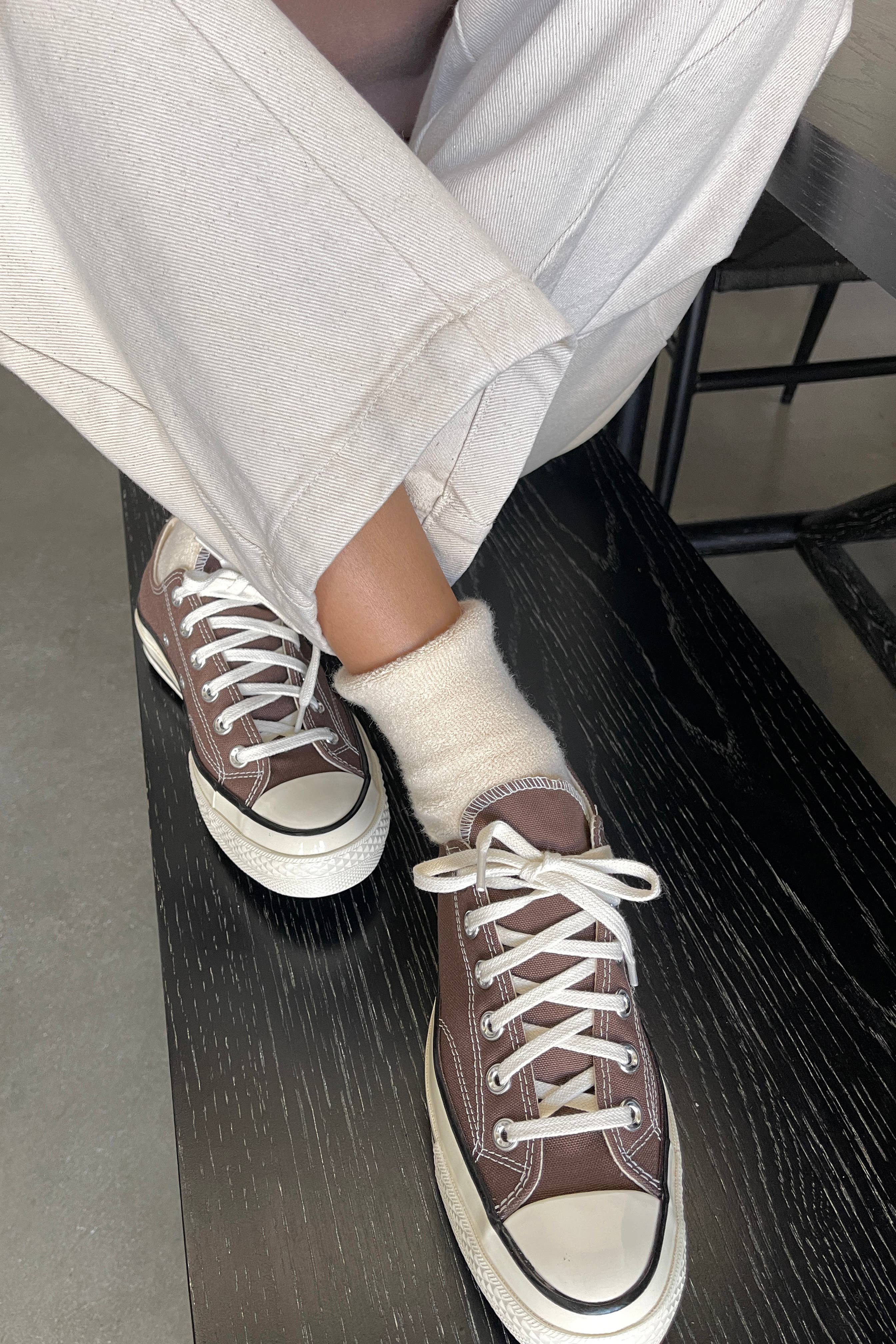 Le Bon Shoppe Cloud Socks: Classic White
