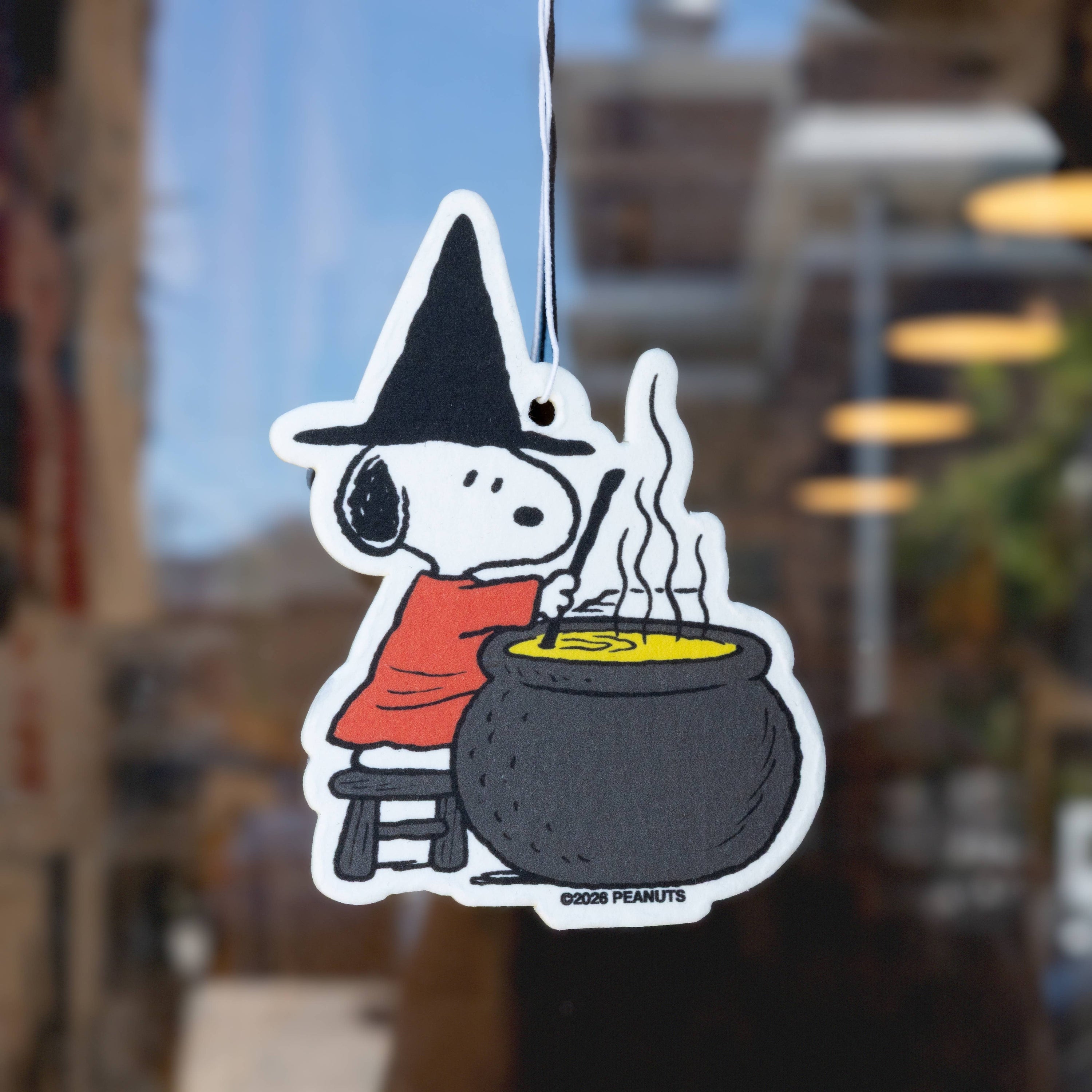Snoopy Witch Air Freshener by Three Potato Four, Halloween range, detail