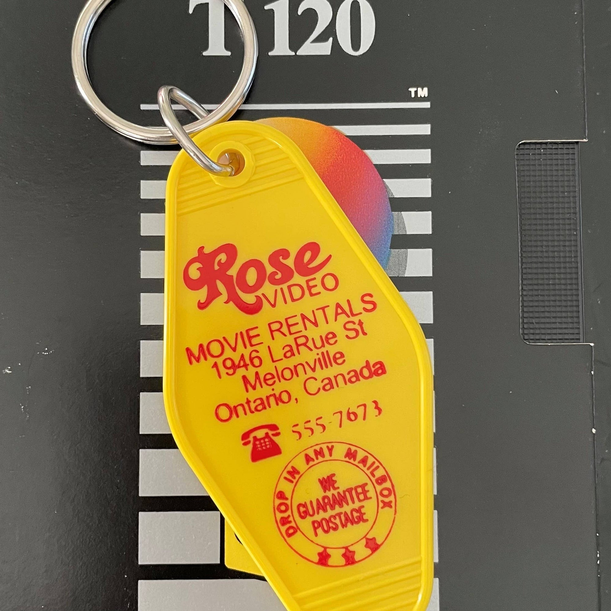 Motel Key Fob - Rose Video, Schitt's Creek