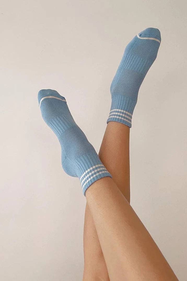 Le Bon Shoppe Girlfriend Socks - Navy