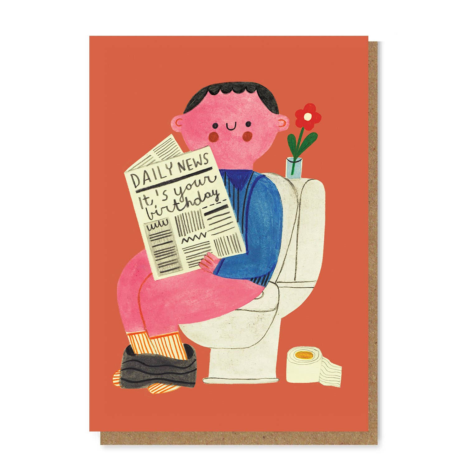 DAILY NEWS card - Daria Solak Illustrations Modern Love Store Glasgow