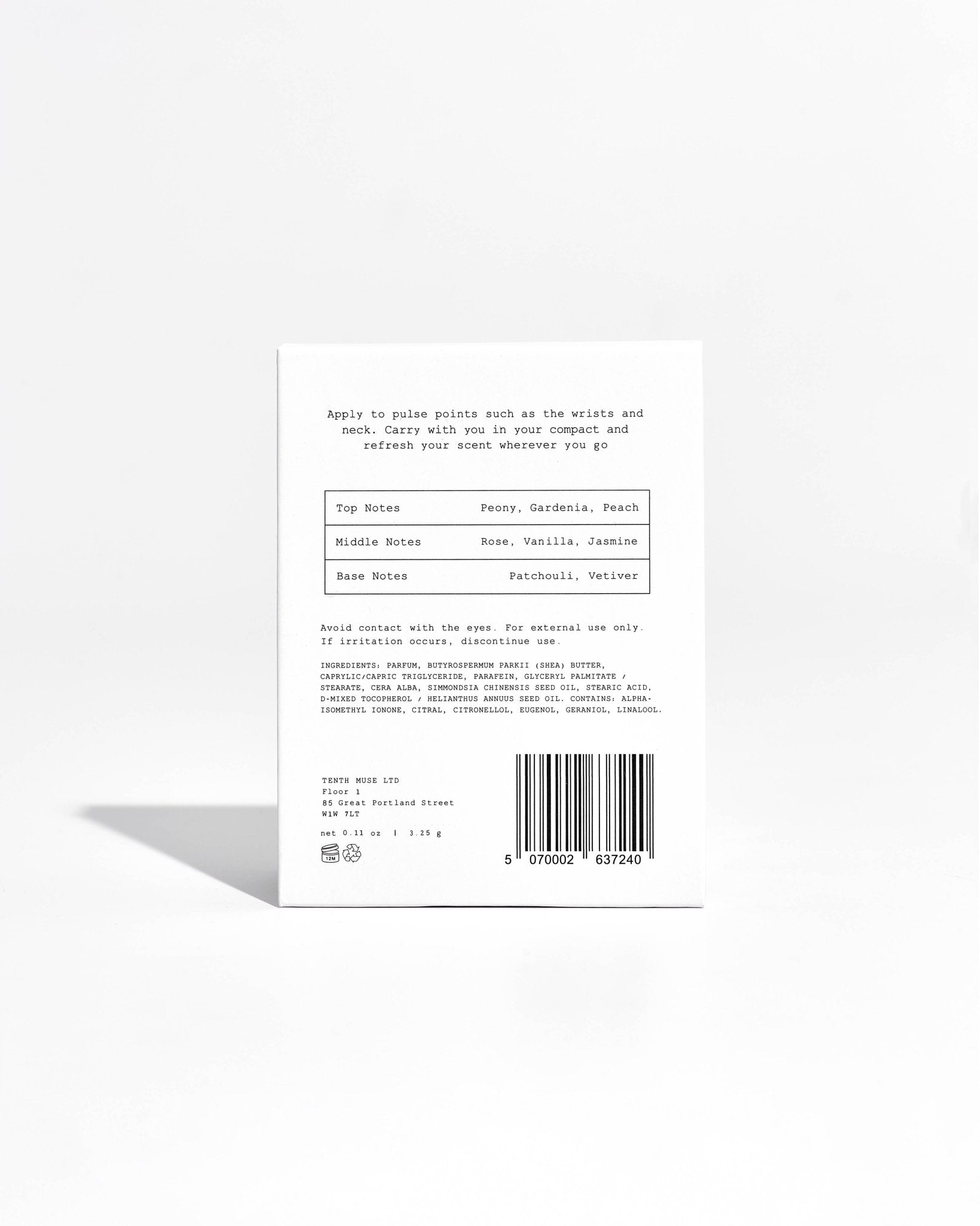 Date Night Solid Perfume - TENTH MUSE Modern Love Store Glasgow