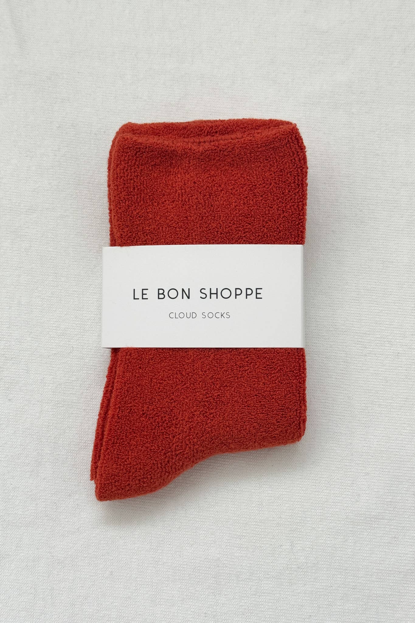 Cloud Socks: Burnt Orange