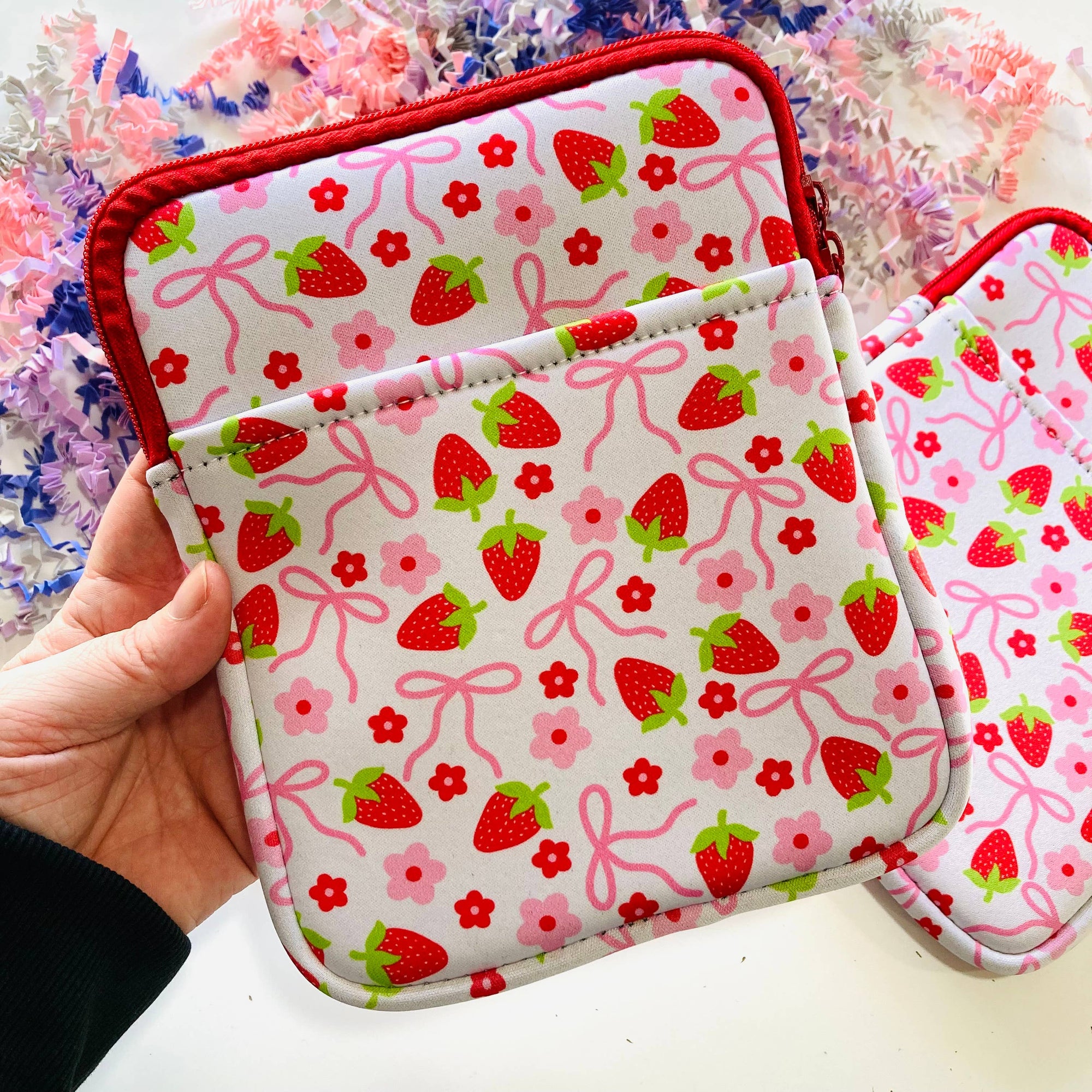 Strawberry & Bows Kindle Sleeve