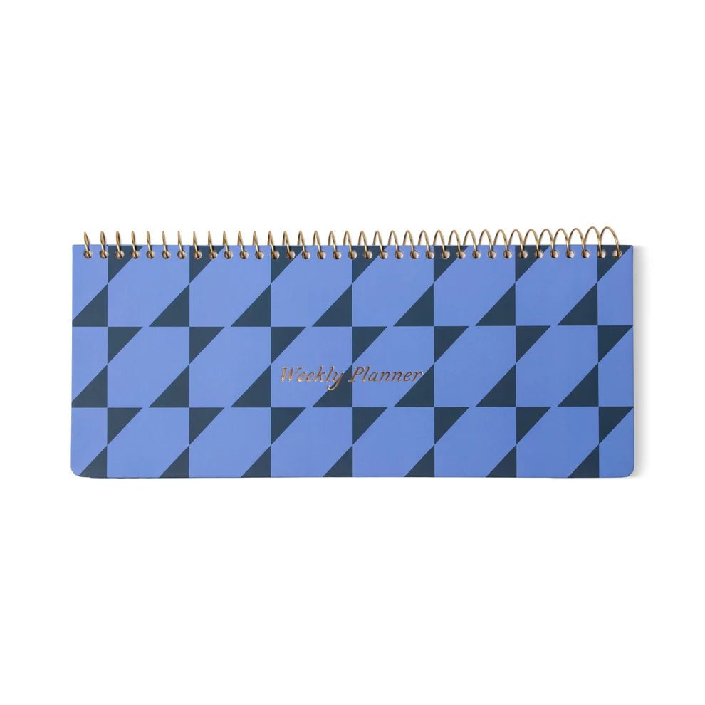 Weekly Planner Pad - Blue + Navy diary 