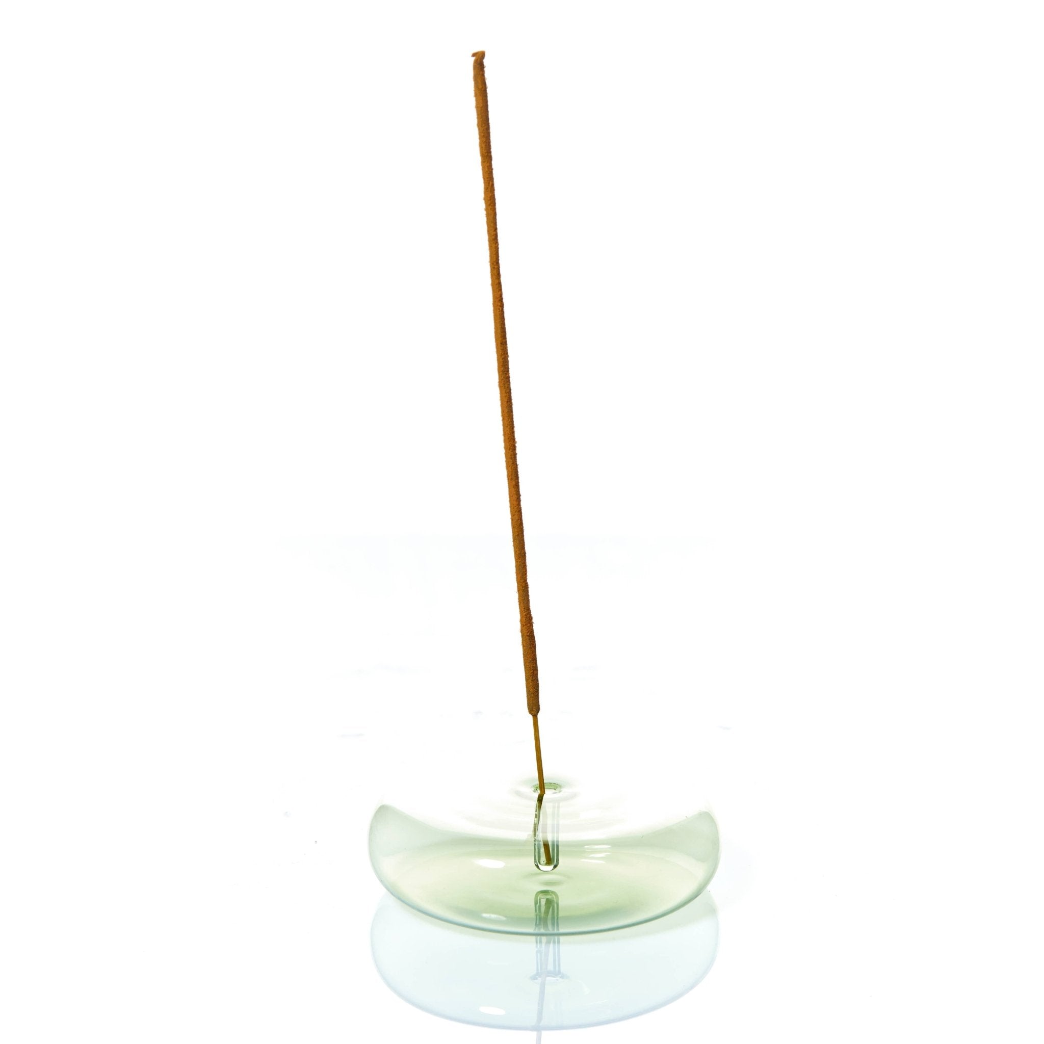 Dimple - Hand Blown Glass Incense Holder Grey - MÆGEN Modern Love Store Glasgow