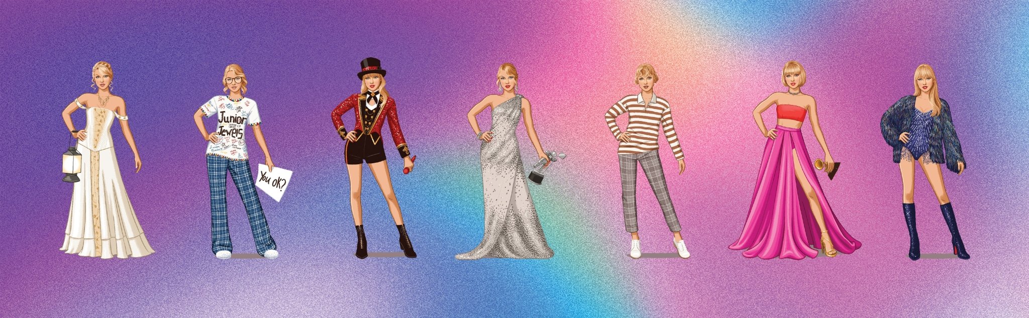 Dress Up Taylor A Taylor Swift - A Paper Doll book - Books Thames & Hudson Modern Love Store Glasgow