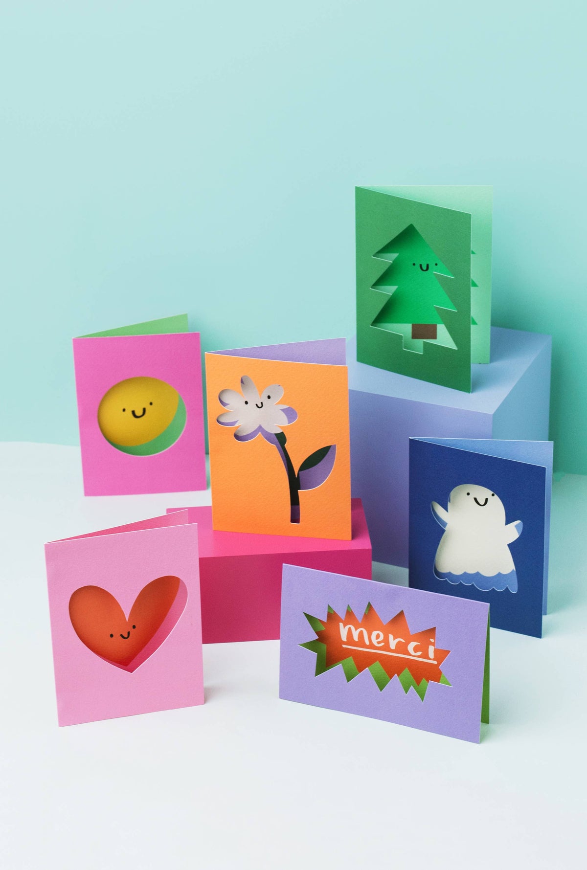Ghost - Halloween Card - Die Cut Cards - Cute - Scary - Fun