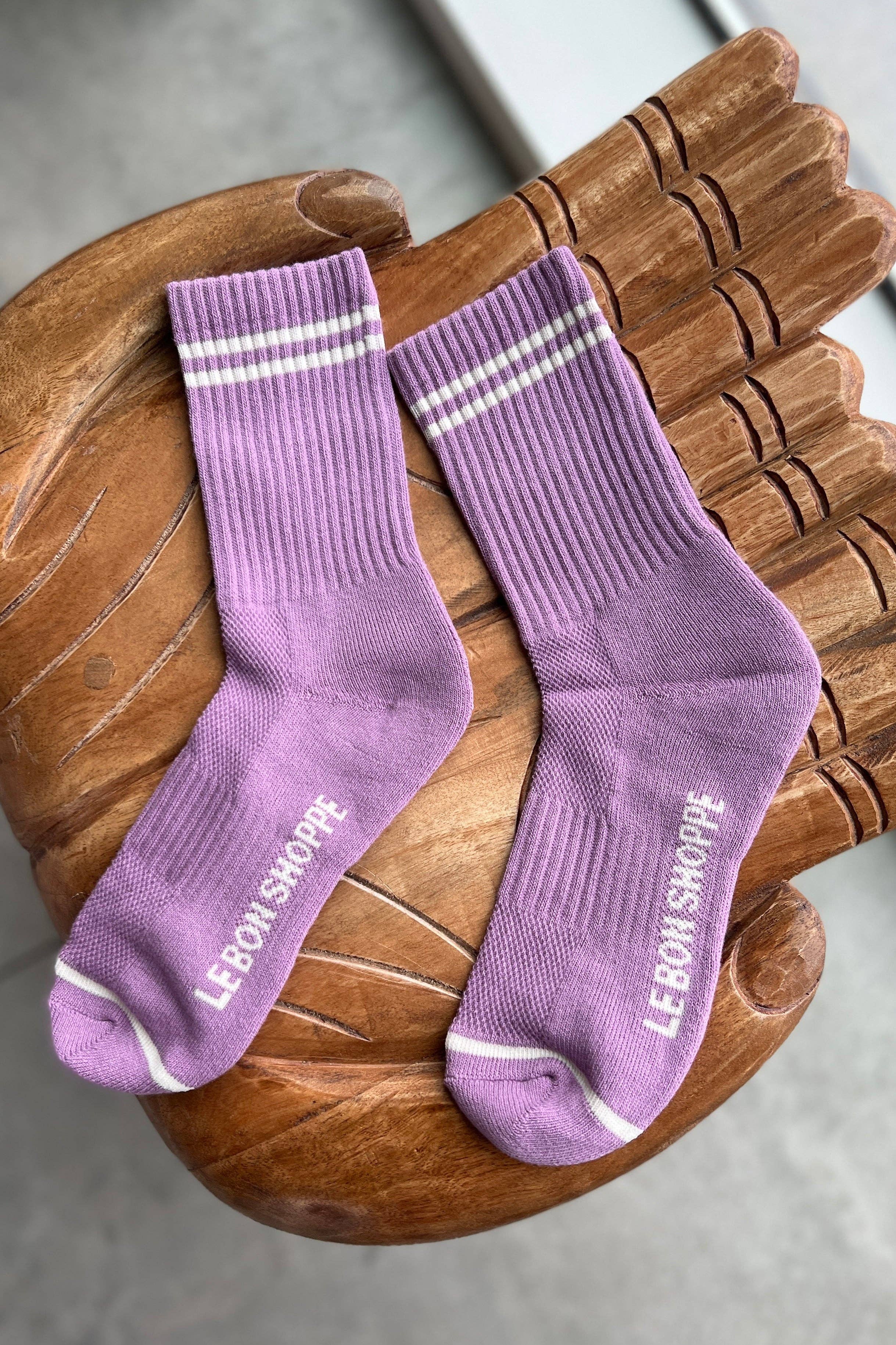 Le Bon Shoppe Boyfriend Socks - Powder Blue