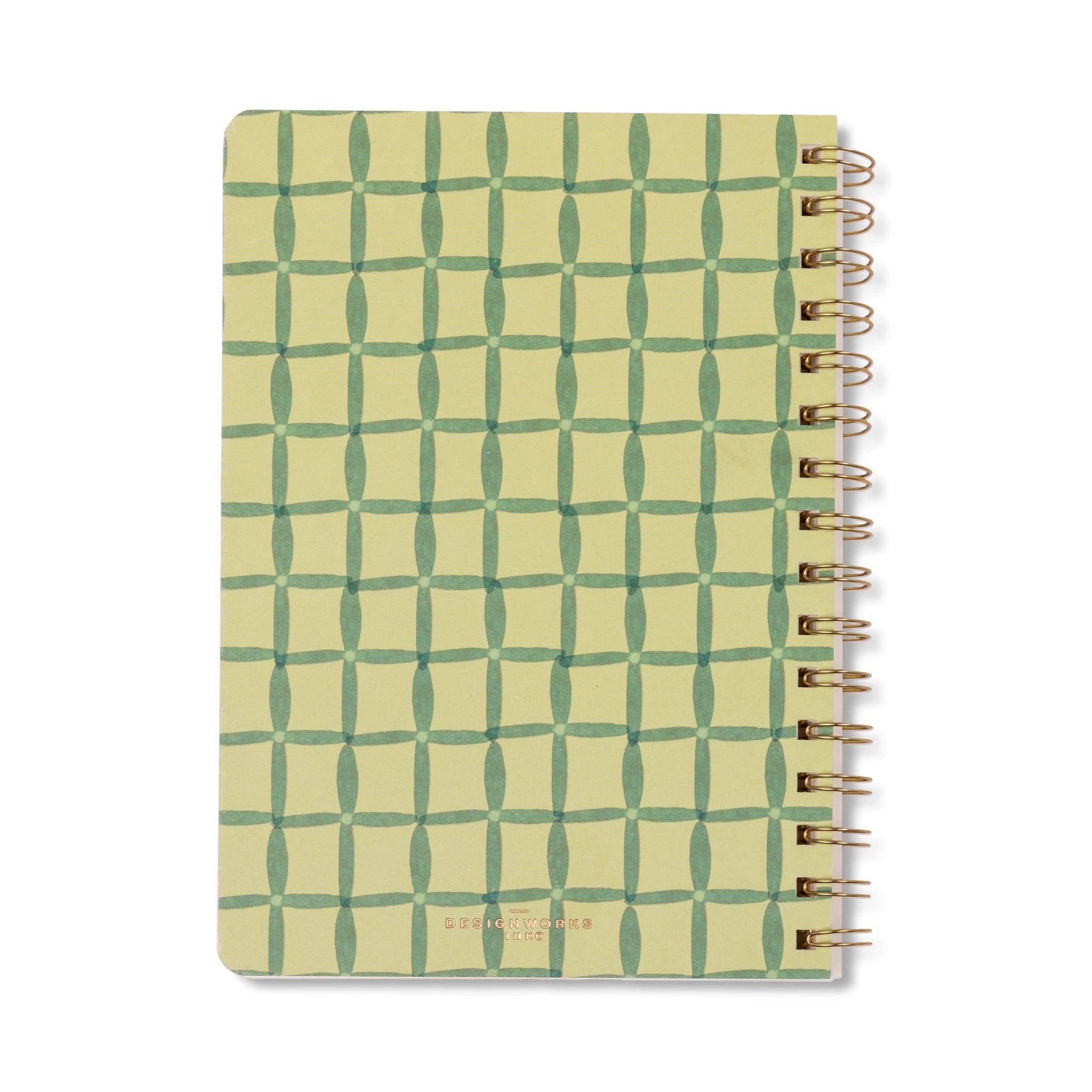 DesignWorks Tulip notebook, twin wire binding detail
