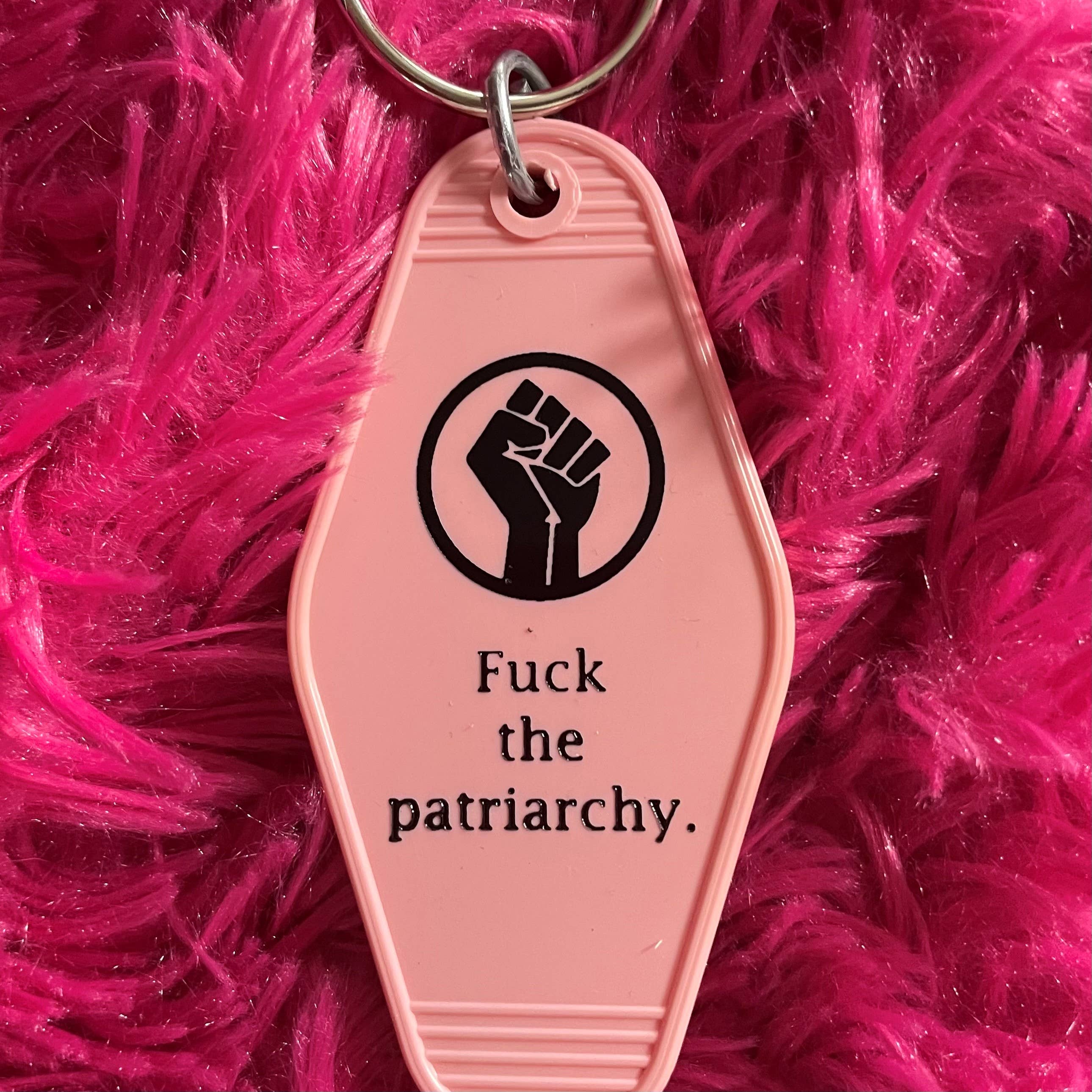 Motel Key Fob - F*ck the Patriachy