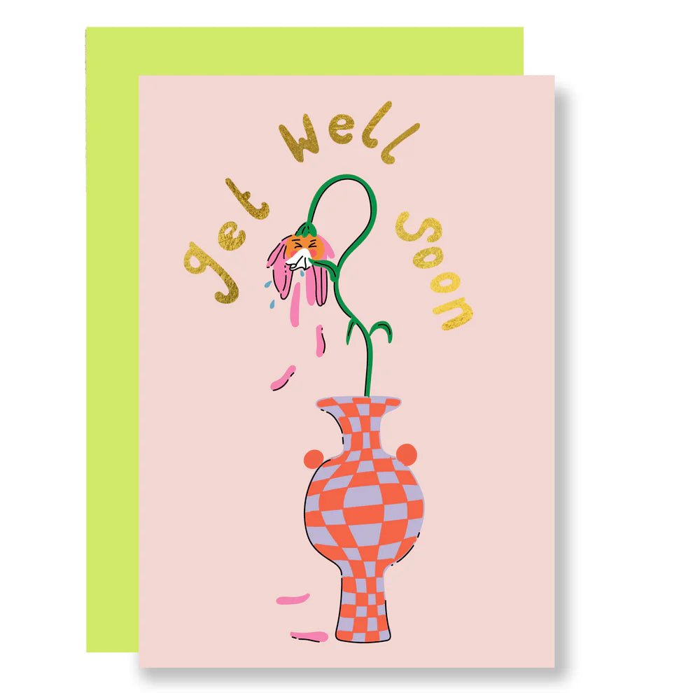 Get Well Soon Flower Card get - well 