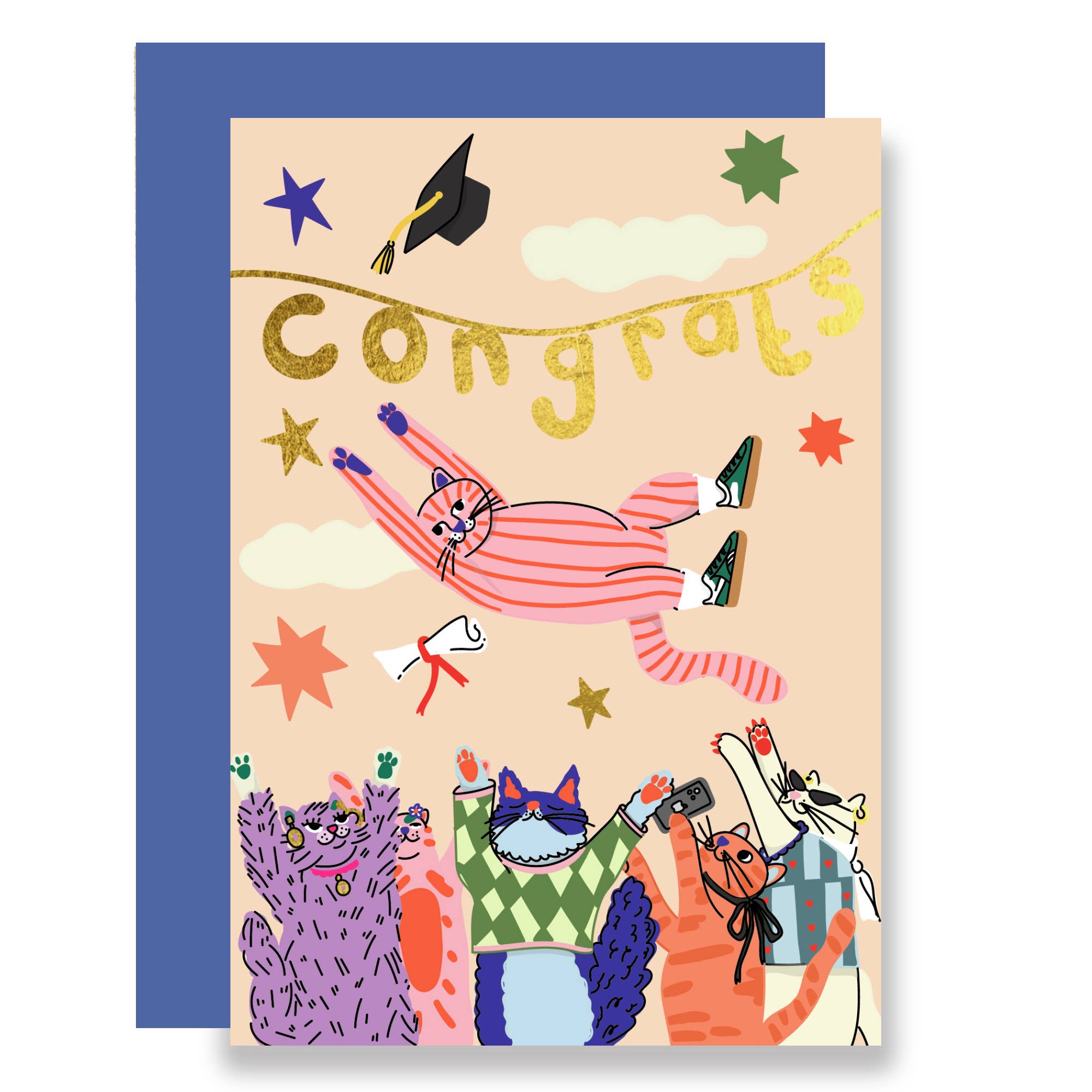 Yay! You graduated - Eat the Moon | Greeting cards and stationery Modern Love Store Glasgow