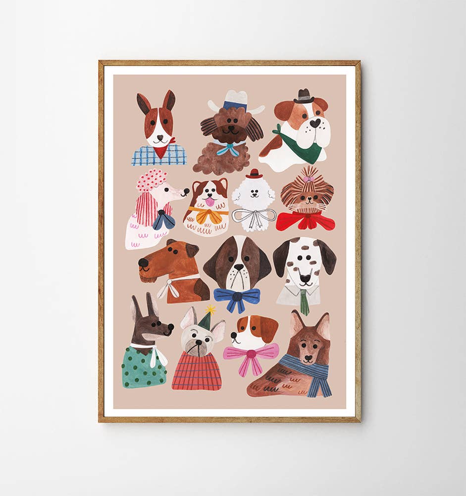 Doggies Print A4
