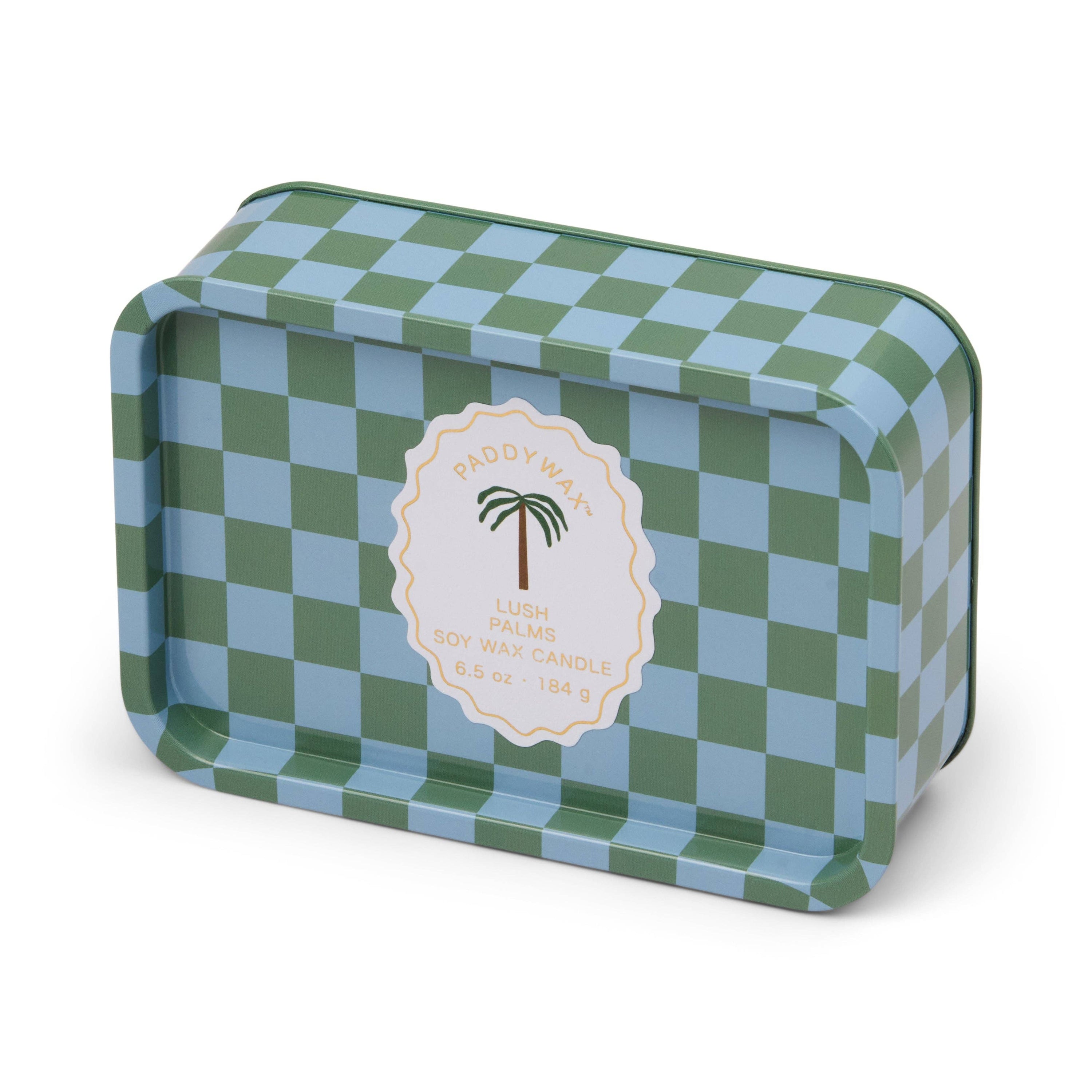 Paddy Wax Tin Candle - Lush Palms