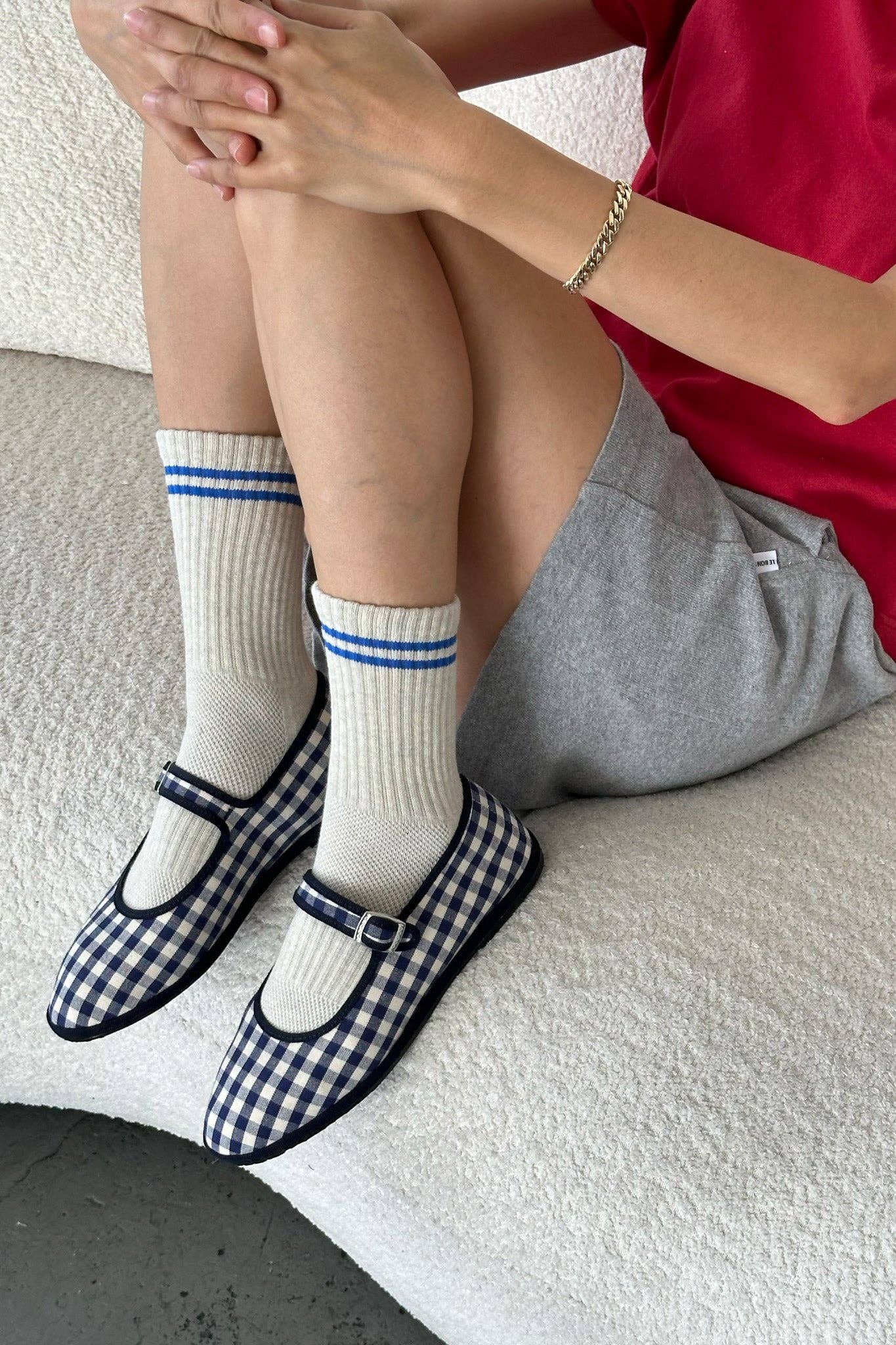 Le Bon Shoppe Boyfriend Socks - Powder Blue