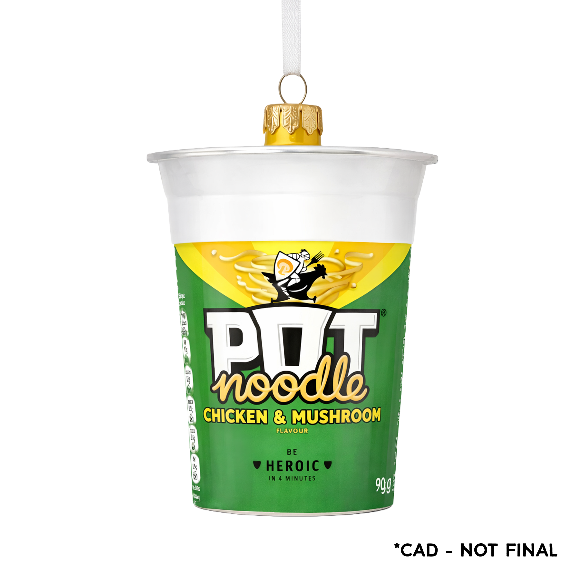 Pot Noodle Chicken & Mushroom Christmas Bauble | studio THIE UK ...