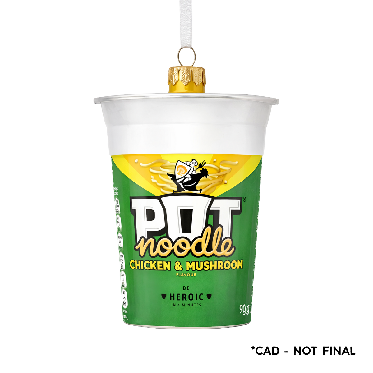 Pot Noodle Chicken & Mushroom Christmas Bauble | studio THIE UK ...