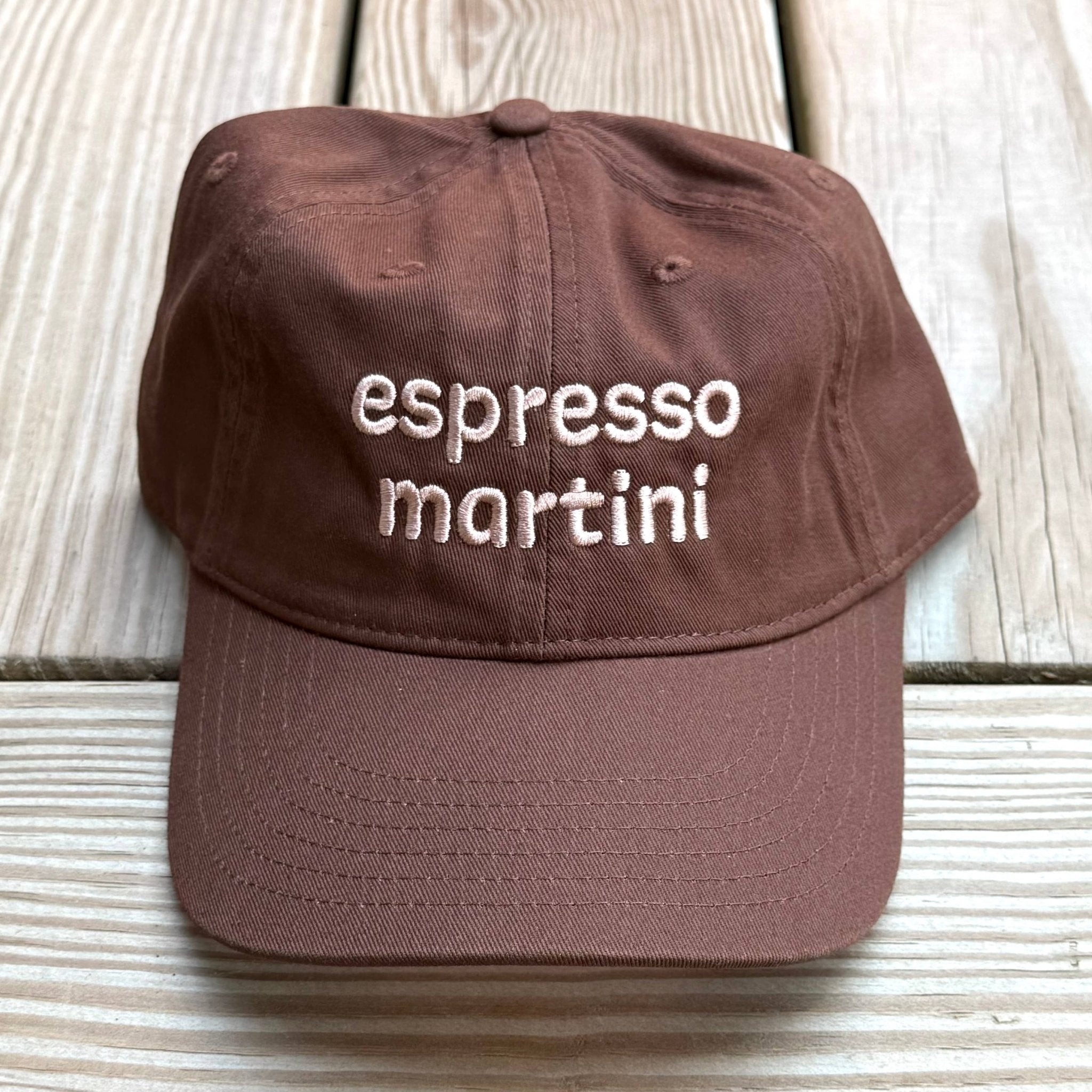 Espresso Martini Baseball Cap - The Silver Spider Modern Love Store Glasgow