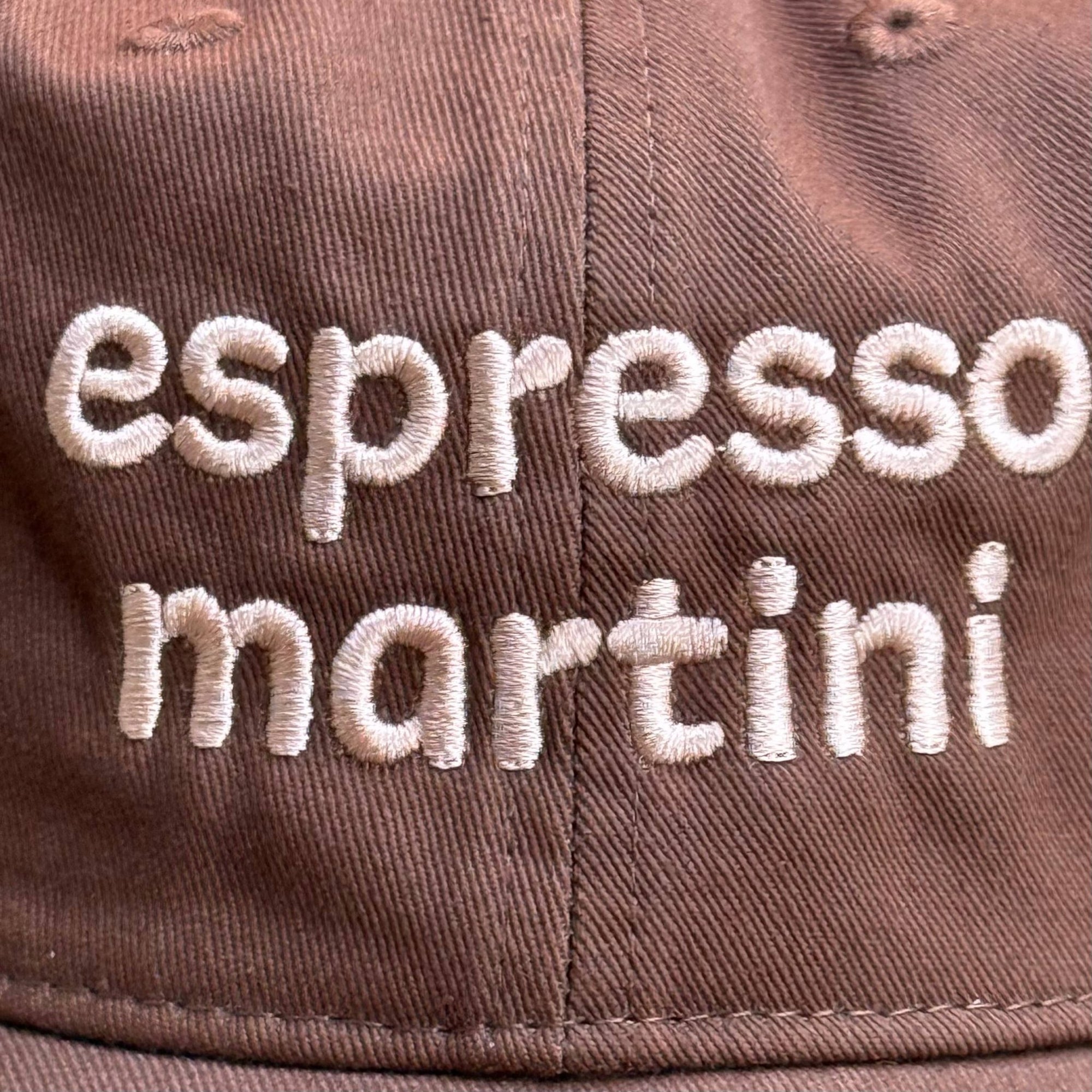 Espresso Martini Baseball Cap - The Silver Spider Modern Love Store Glasgow
