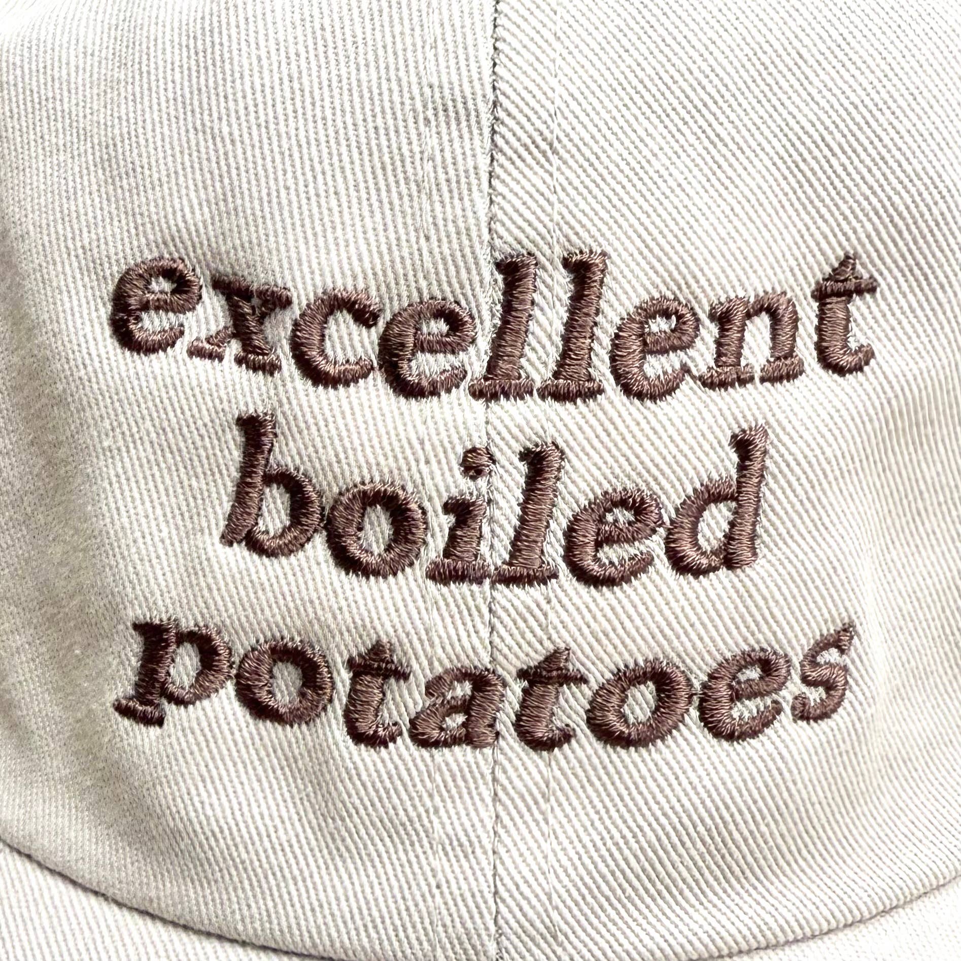 Excellent Boiled Potatoes Baseball Cap - The Silver Spider Modern Love Store Glasgow