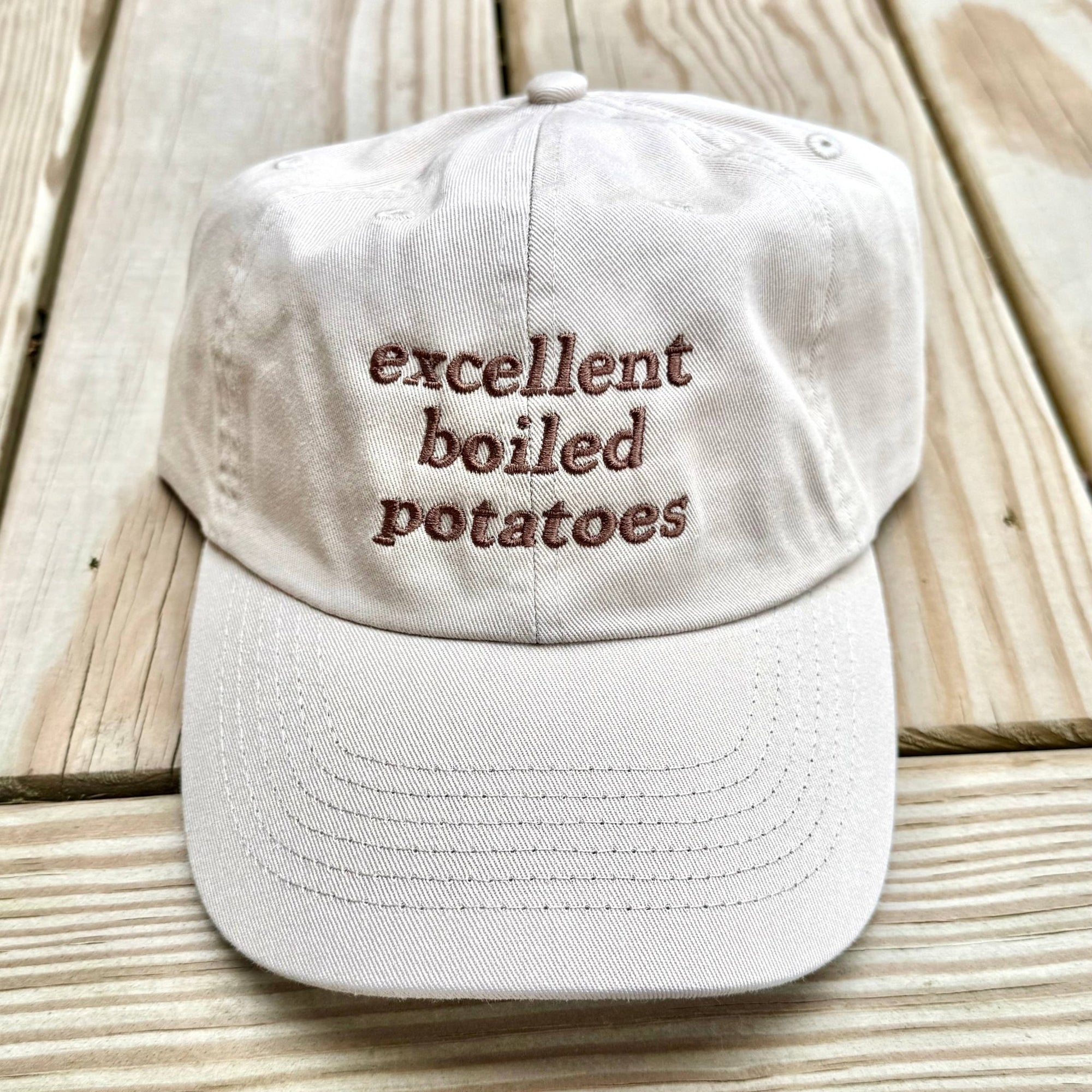 Excellent Boiled Potatoes Baseball Cap - The Silver Spider Modern Love Store Glasgow