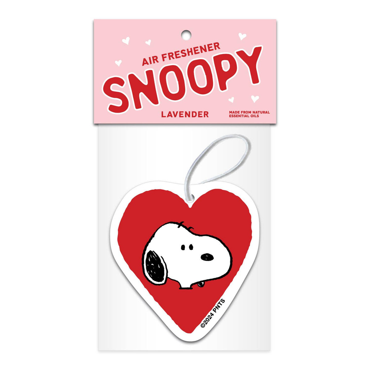 Snoopy Heart Air Freshener by Three Potato Four, product shot