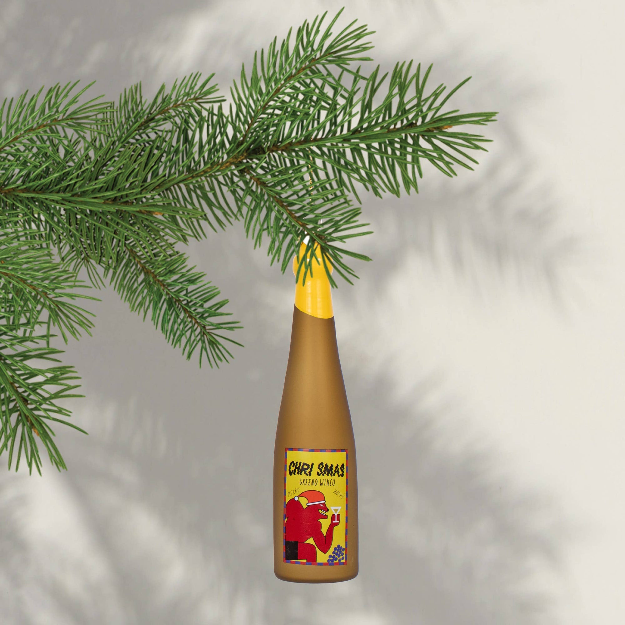 Chris-Mas Wine Christmas Bauble