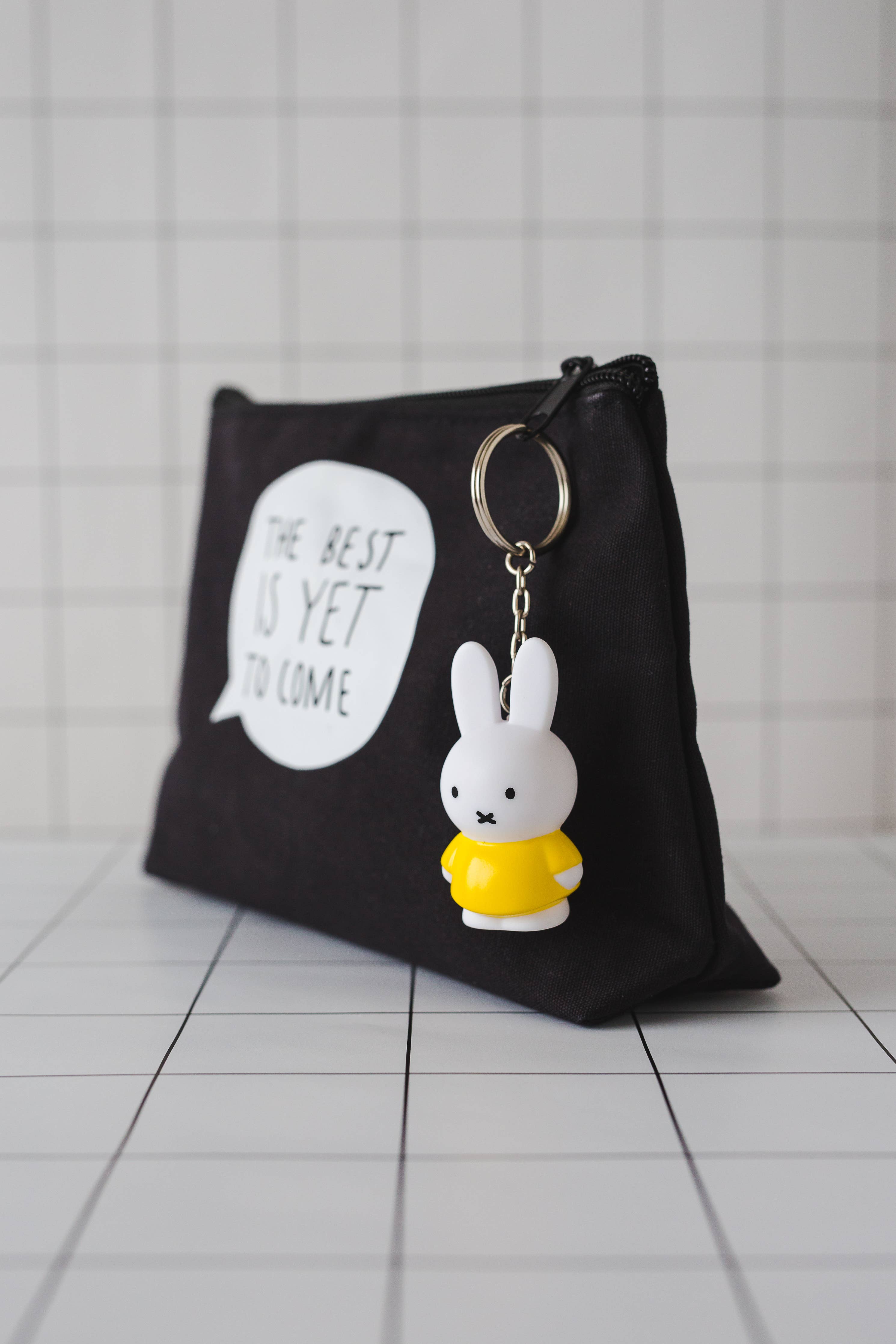 Miffy Classic Keyring - Yellow - 6cm