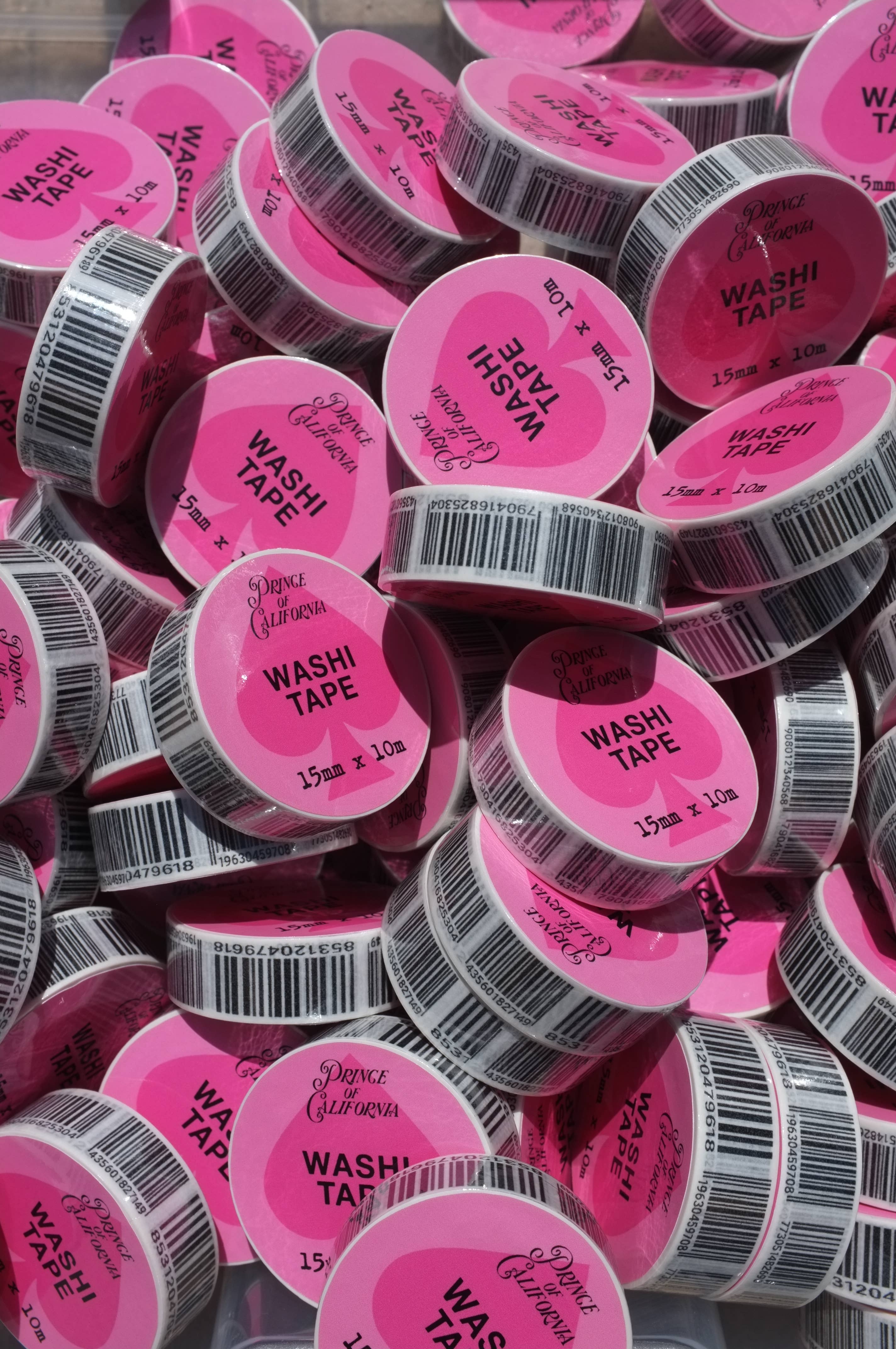 Prince of California Barcode Washi Tape