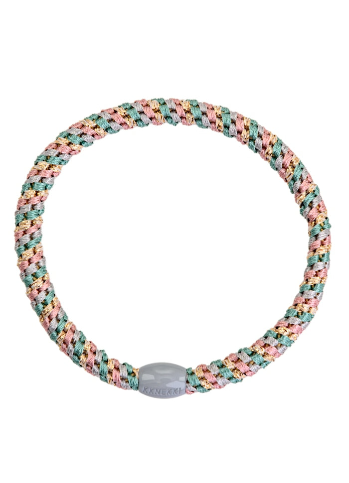 KKNEKKI mix faded green pink glitter hair bobble