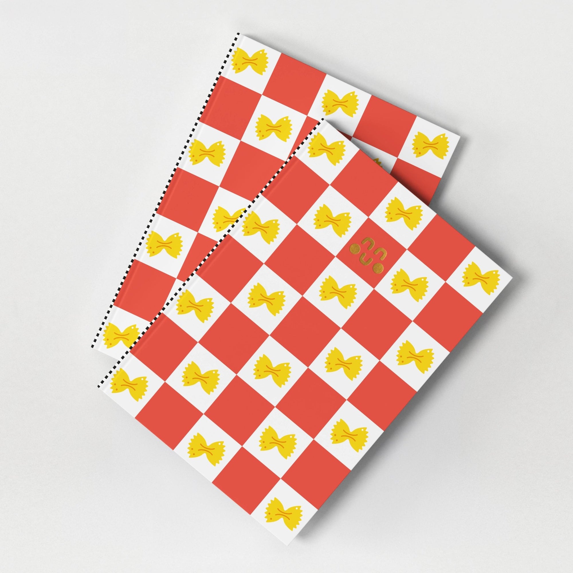 Farfalle Pasta Notebooks | Cute Stationery | Luxury Journals - Studio Boketto Modern Love Store Glasgow