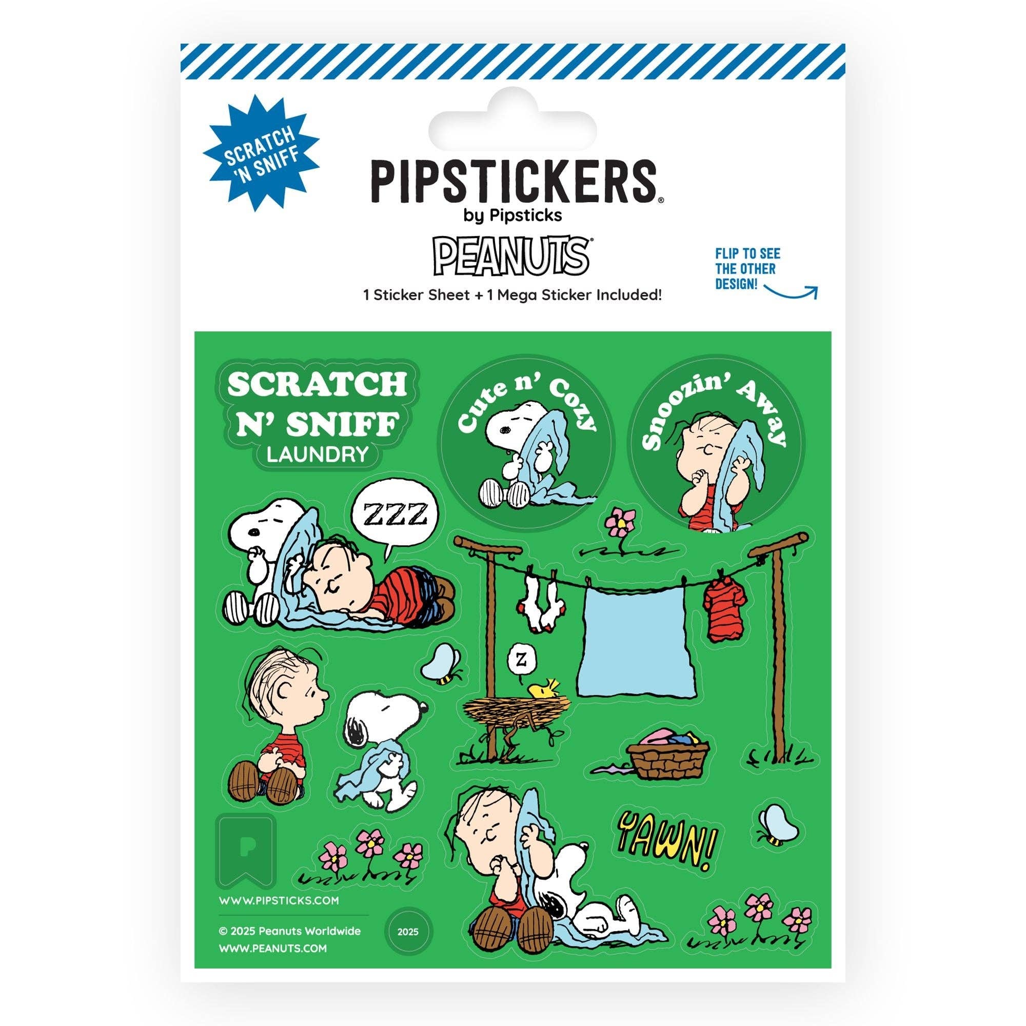 Peanuts Laundry Day Scratch 'n Sniff (2ct)