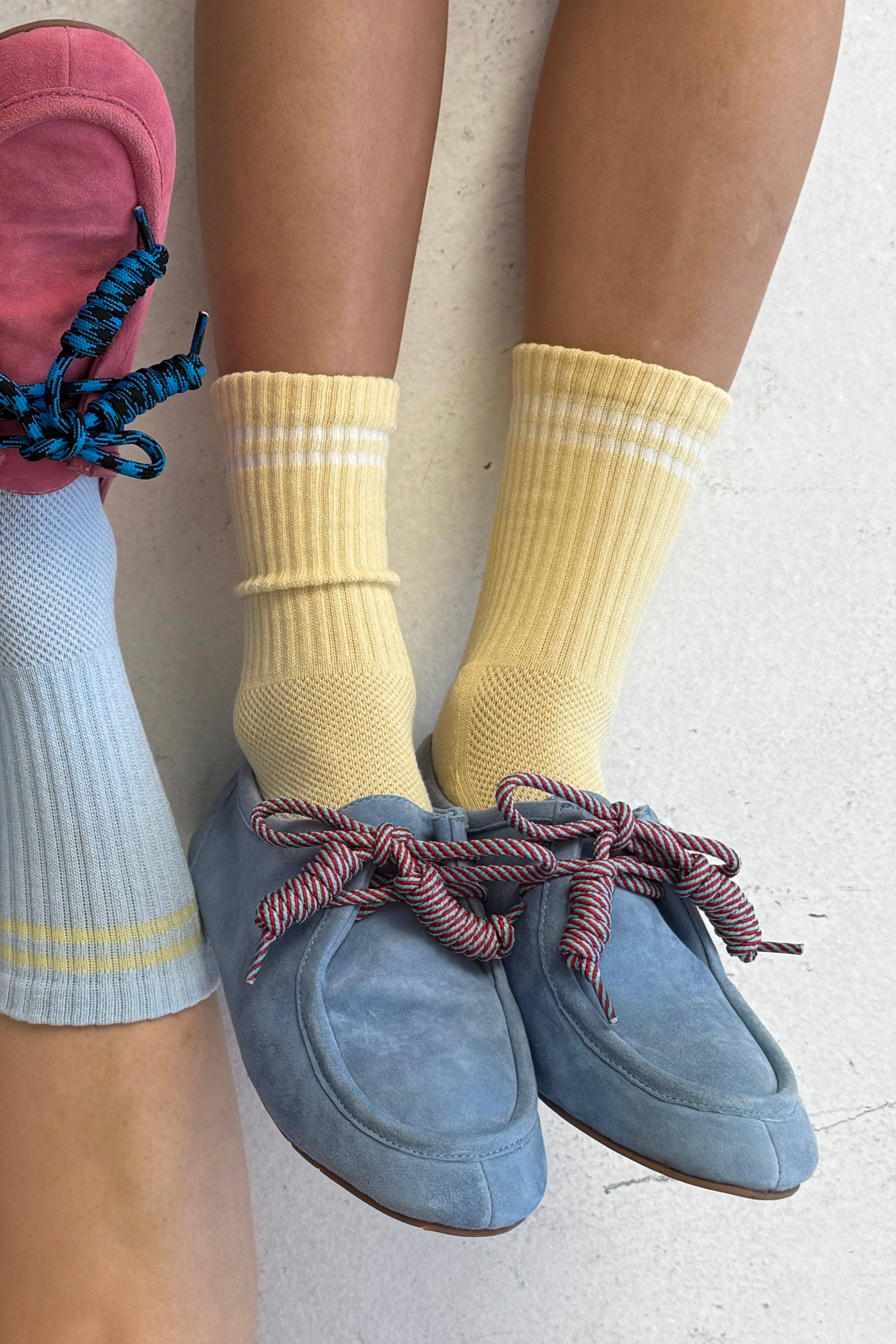 Le Bon Shoppe Boyfriend Socks - Powder Blue
