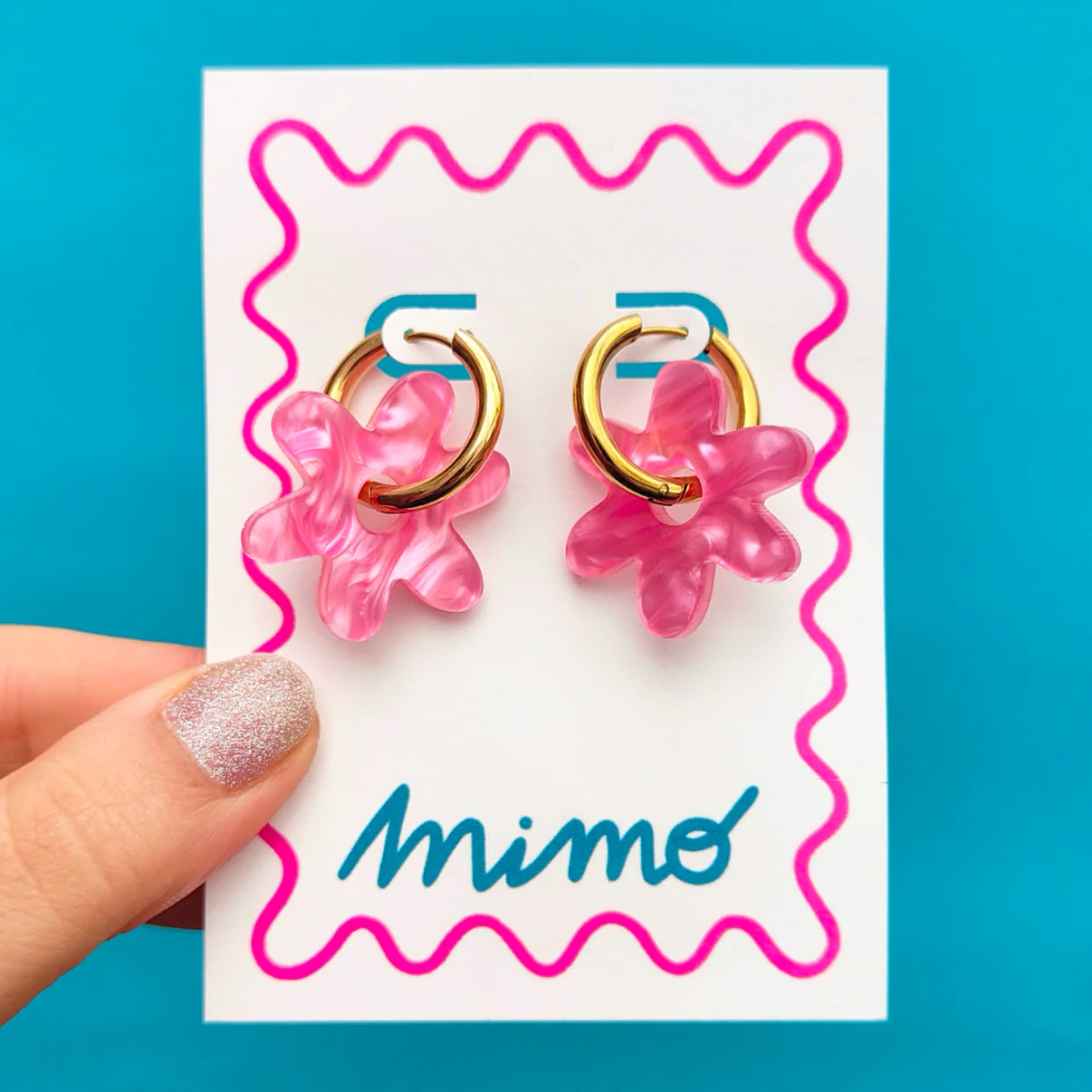 Flower Hoops - Strawberry Sundae