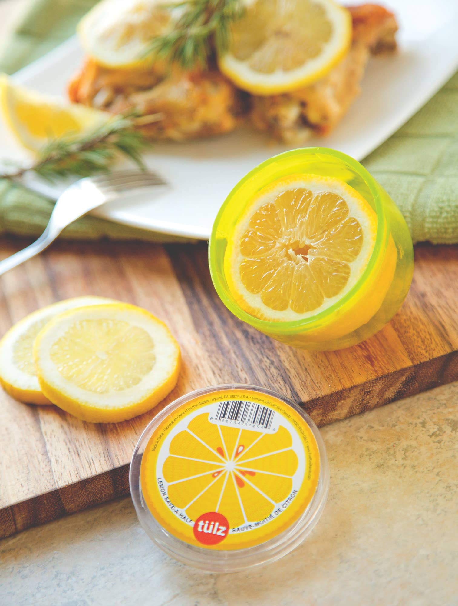 TULZ Lemon Save - A - Half, Yellow, 3" x 3" x 3" homeware 