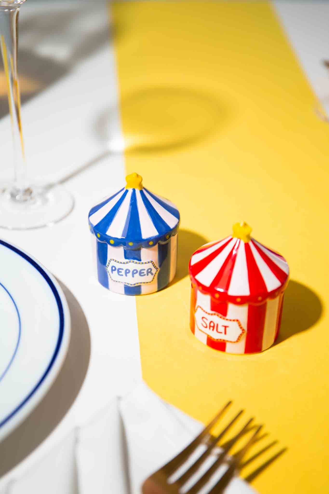 Funfair Salt and Pepper Shakers - salt and pepper Doiy Design Modern Love Store Glasgow