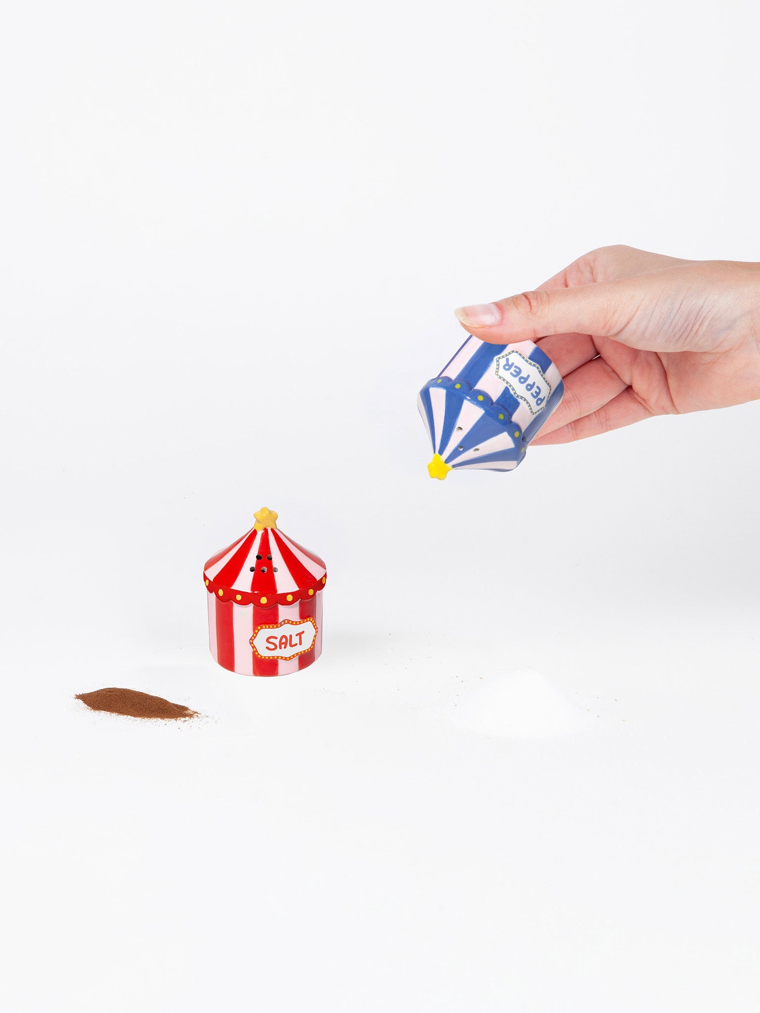 Funfair Salt and Pepper Shakers - salt and pepper Doiy Design Modern Love Store Glasgow