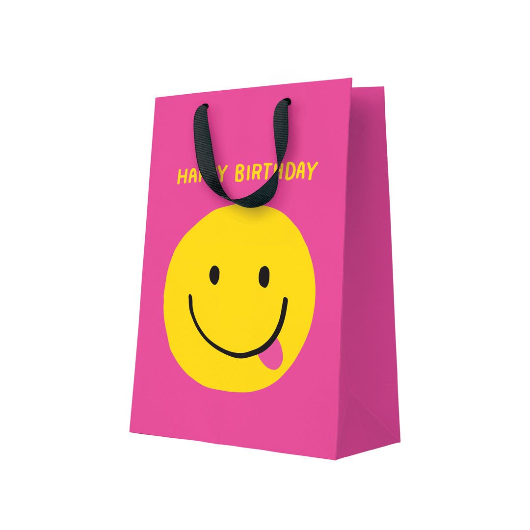 Smiley Face Birthday Large Gift Bag gifting  gift bag