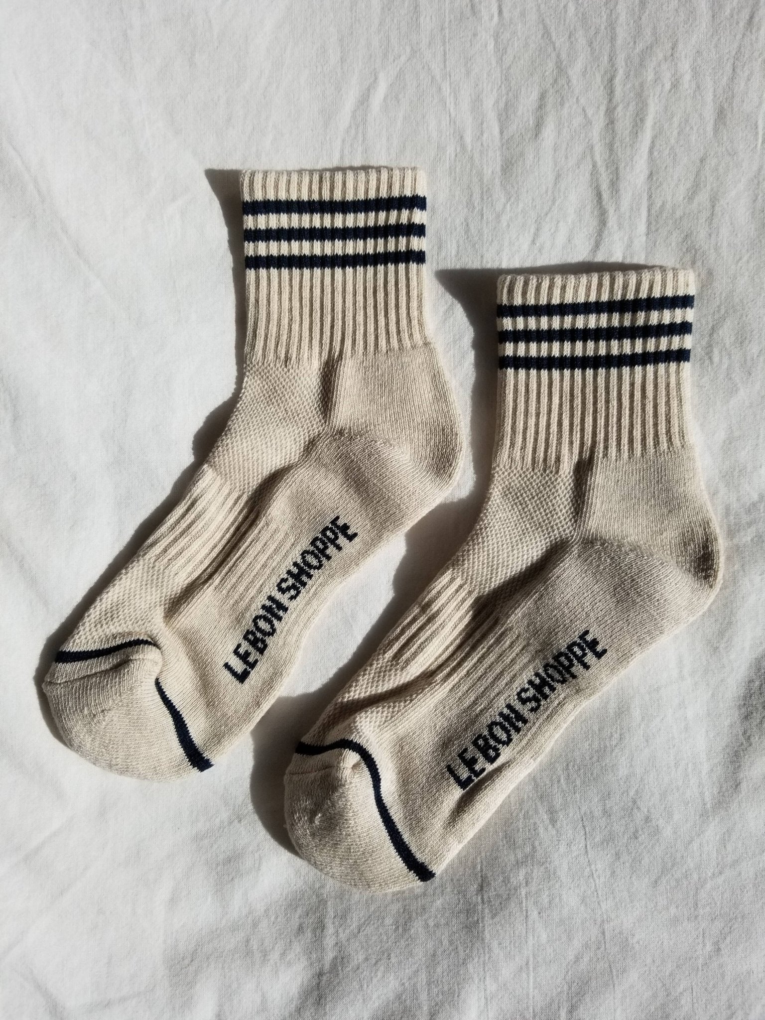 Girlfriend Socks: Bright Grey - Le Bon Shoppe Modern Love Store Glasgow