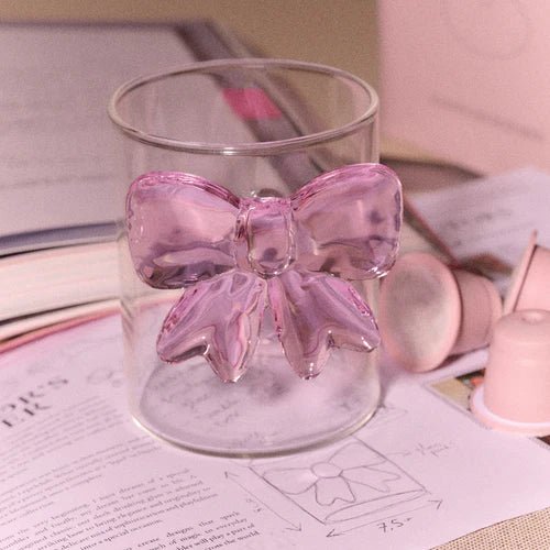 Bow Tumblers - Pink - Glasses Lepel Club Modern Love Store