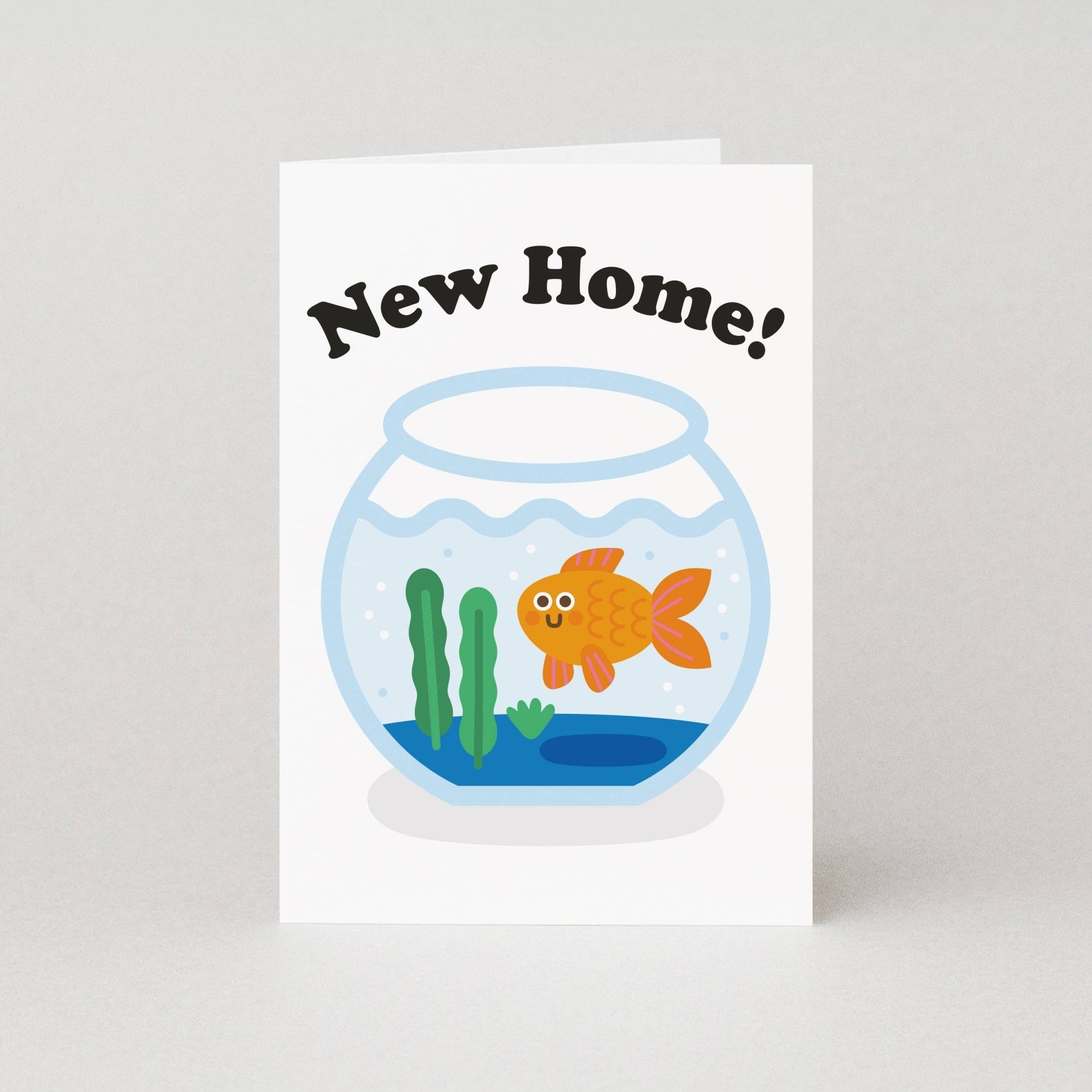 Goldfish New Home Card | Housewarming Cards | New House Card - Studio Boketto Modern Love Store Glasgow