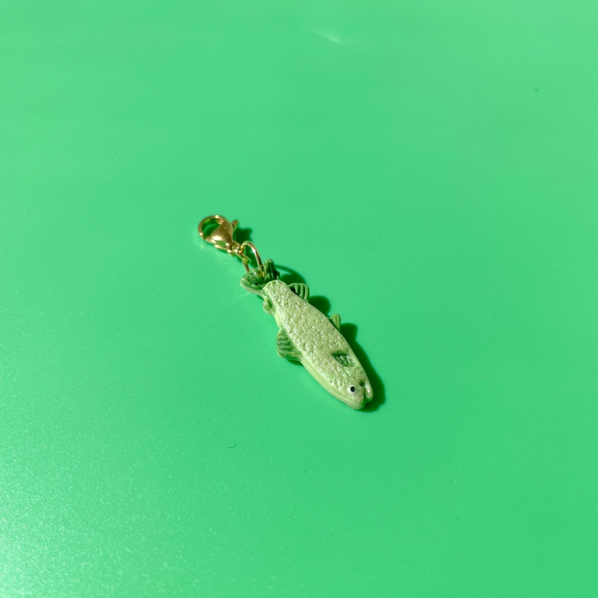 Green Fancy Fish Bag Charm - Bold Blossom Shop Modern Love Store Glasgow