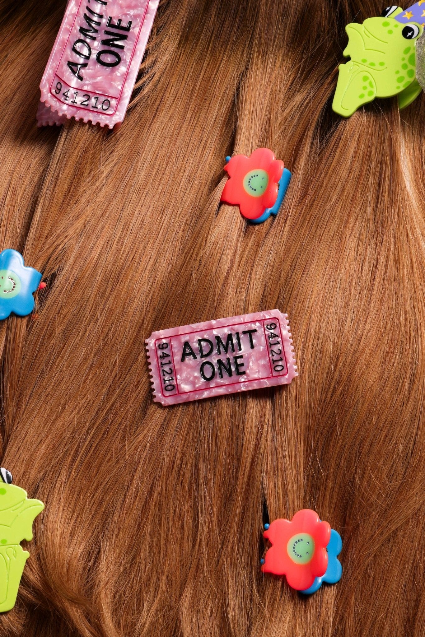 Ticket Hair Clip - hair clip The Peach Fuzz Modern Love Store Glasgow