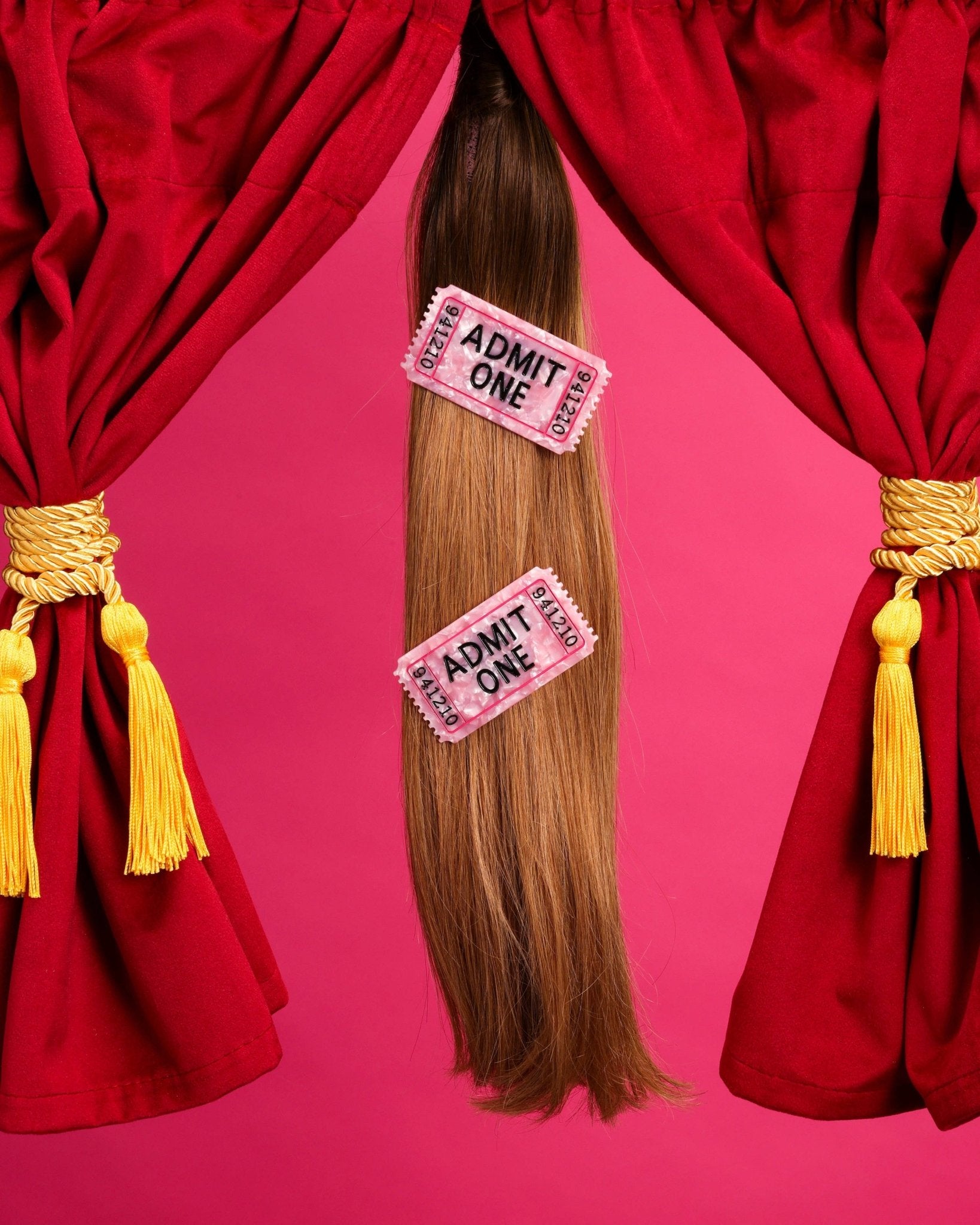 Ticket Hair Clip - hair clip The Peach Fuzz Modern Love Store Glasgow