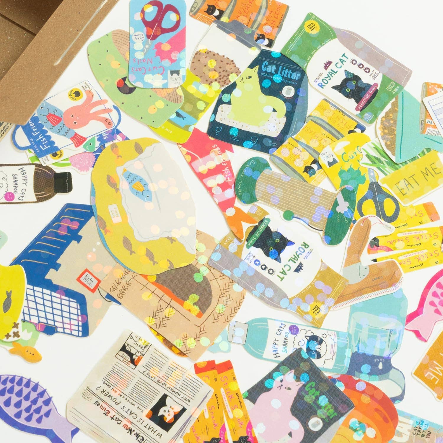 Hako Sticker Cat - Greeting Life America Modern Love Store Glasgow