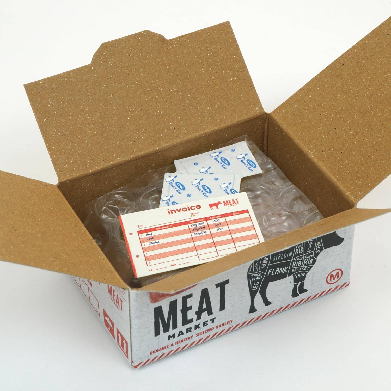 Hako Sticker - Meat - Greeting Life America Modern Love Store Glasgow