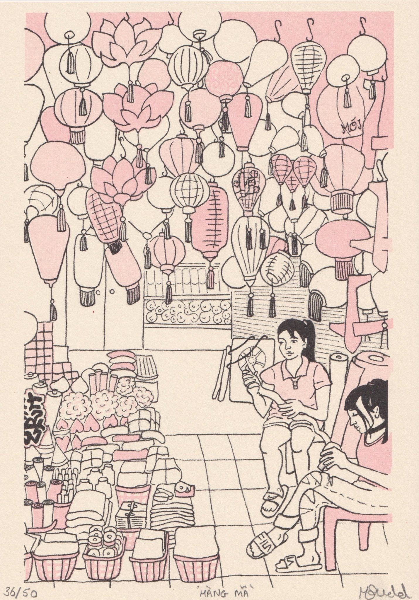 Hang Ma Riso Print - Print Hannah Budd Modern Love Store Glasgow