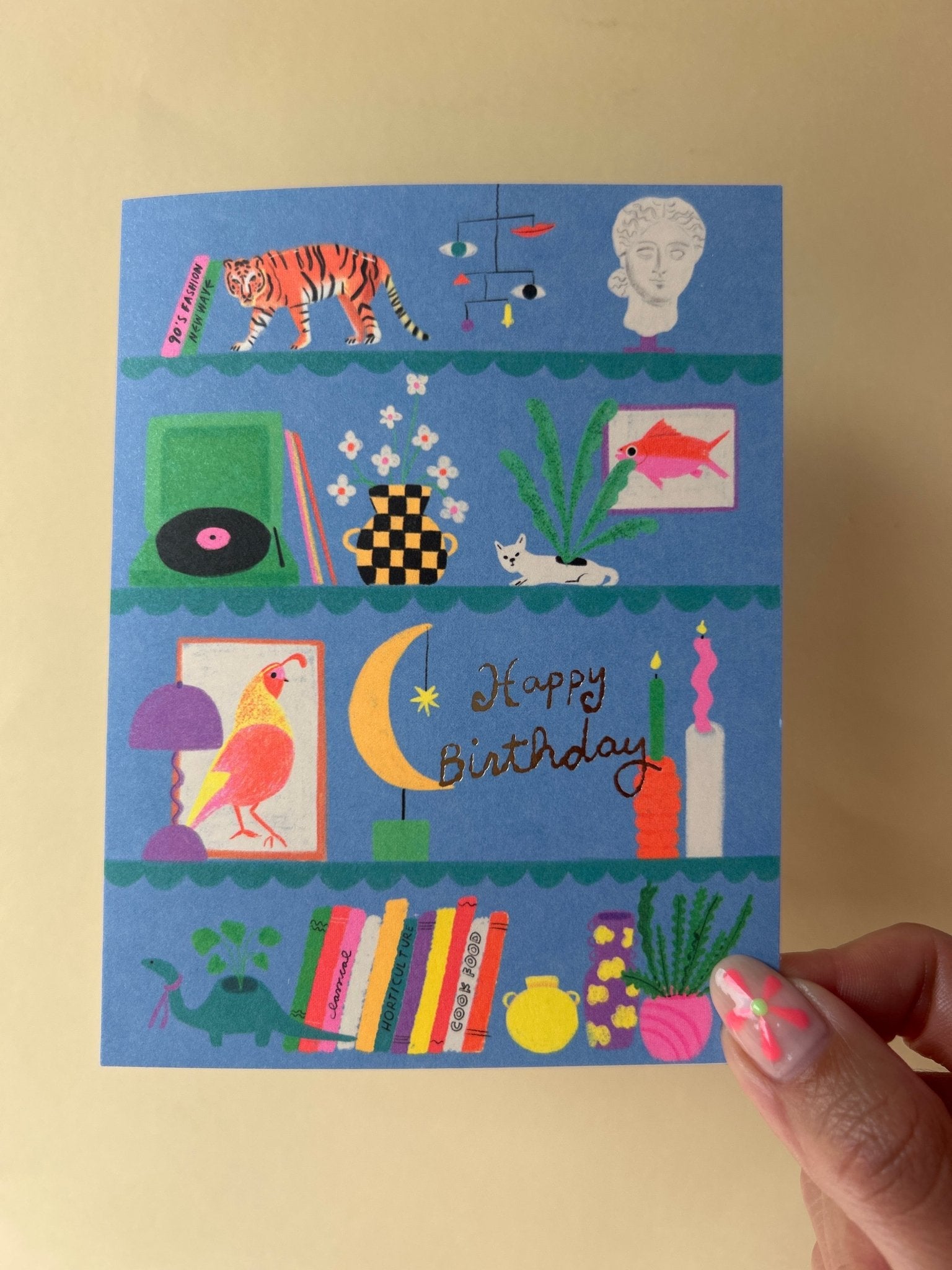 Happy Birthday Card - Birthday card 1973 Modern Love Store Glasgow